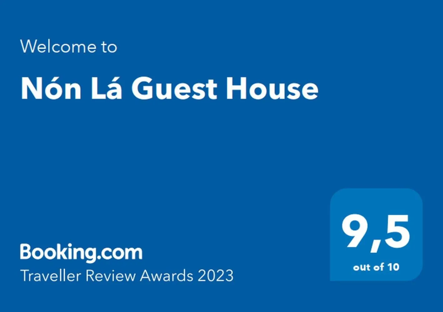 Certificate/Award in Nón Lá Guest House