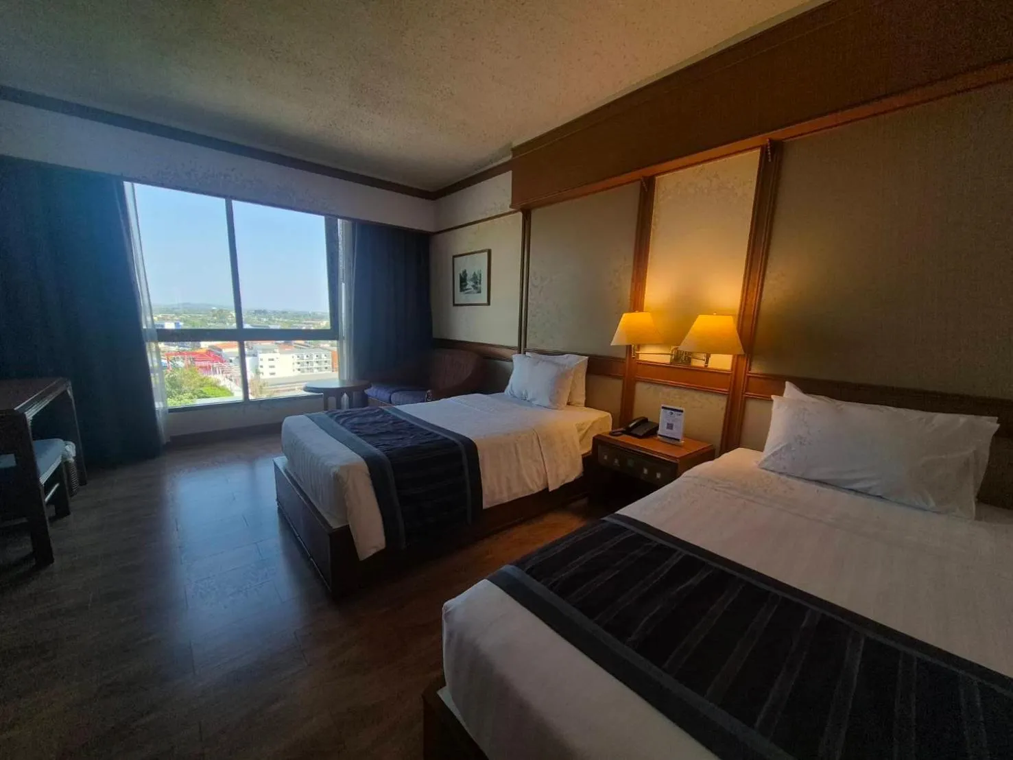 Bed in Cholchan Pattaya Beach Resort - SHA Extra Plus