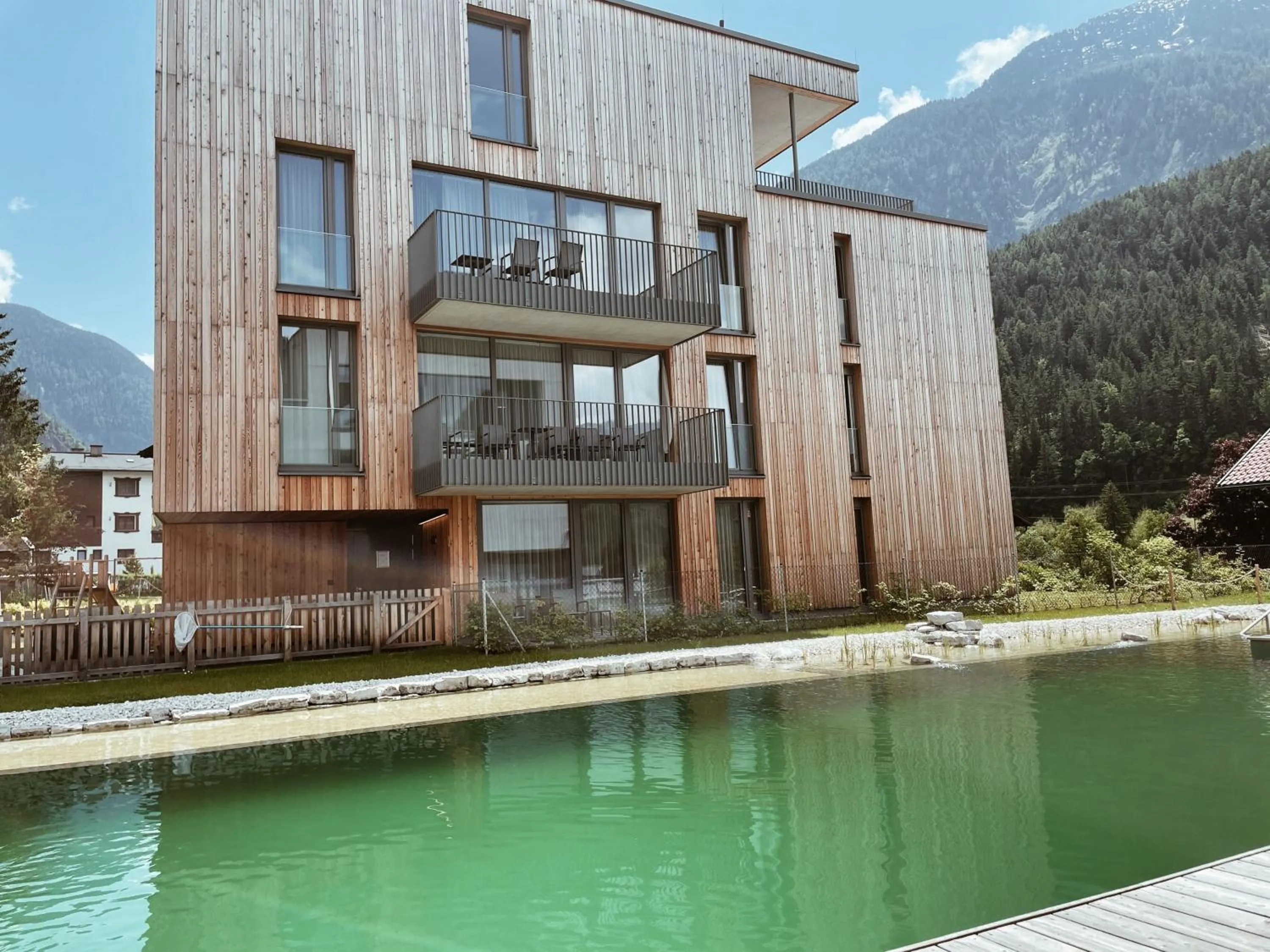 Property building in All-Suite Resort Ötztal
