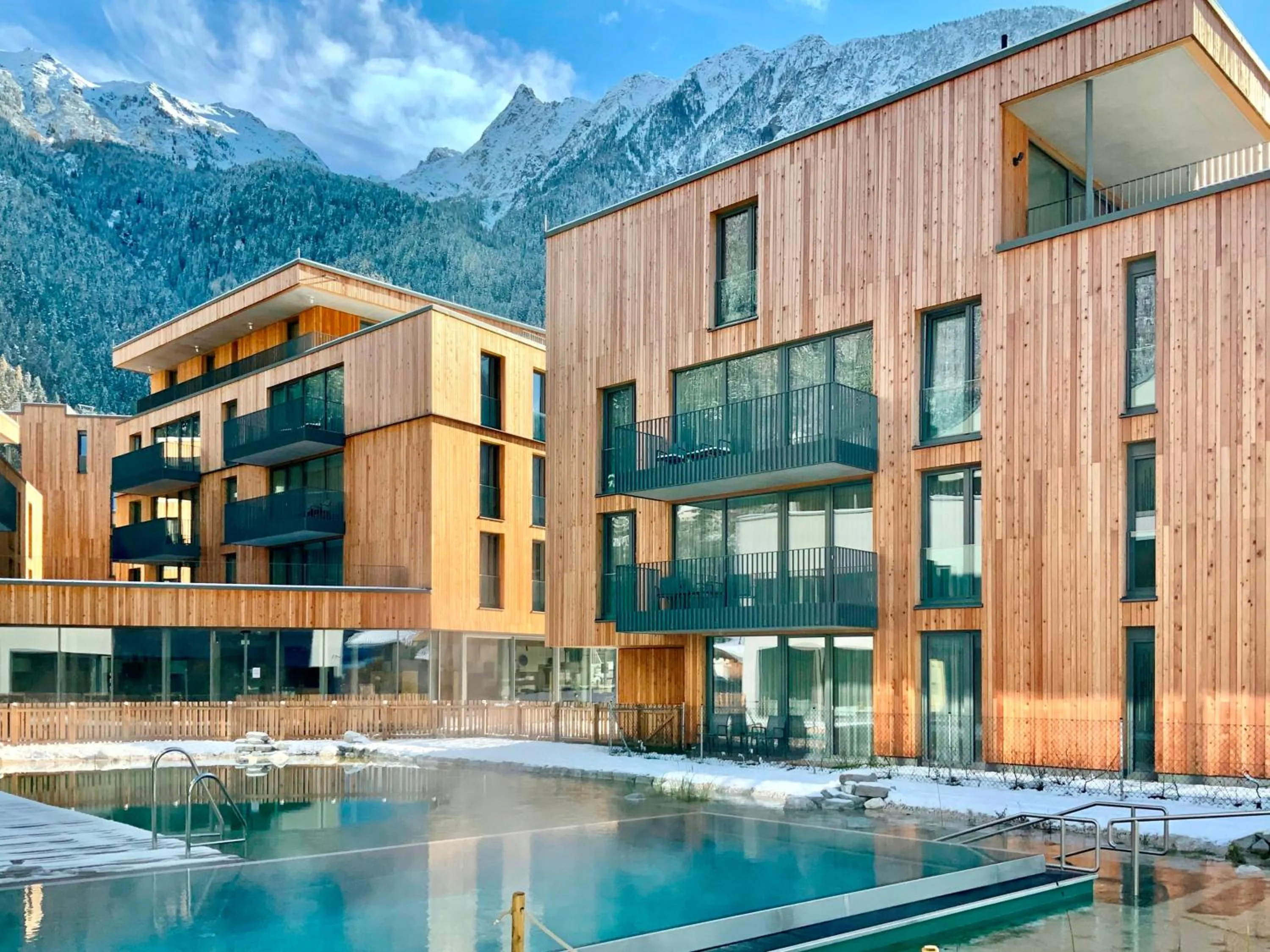 Property building in All-Suite Resort Ötztal