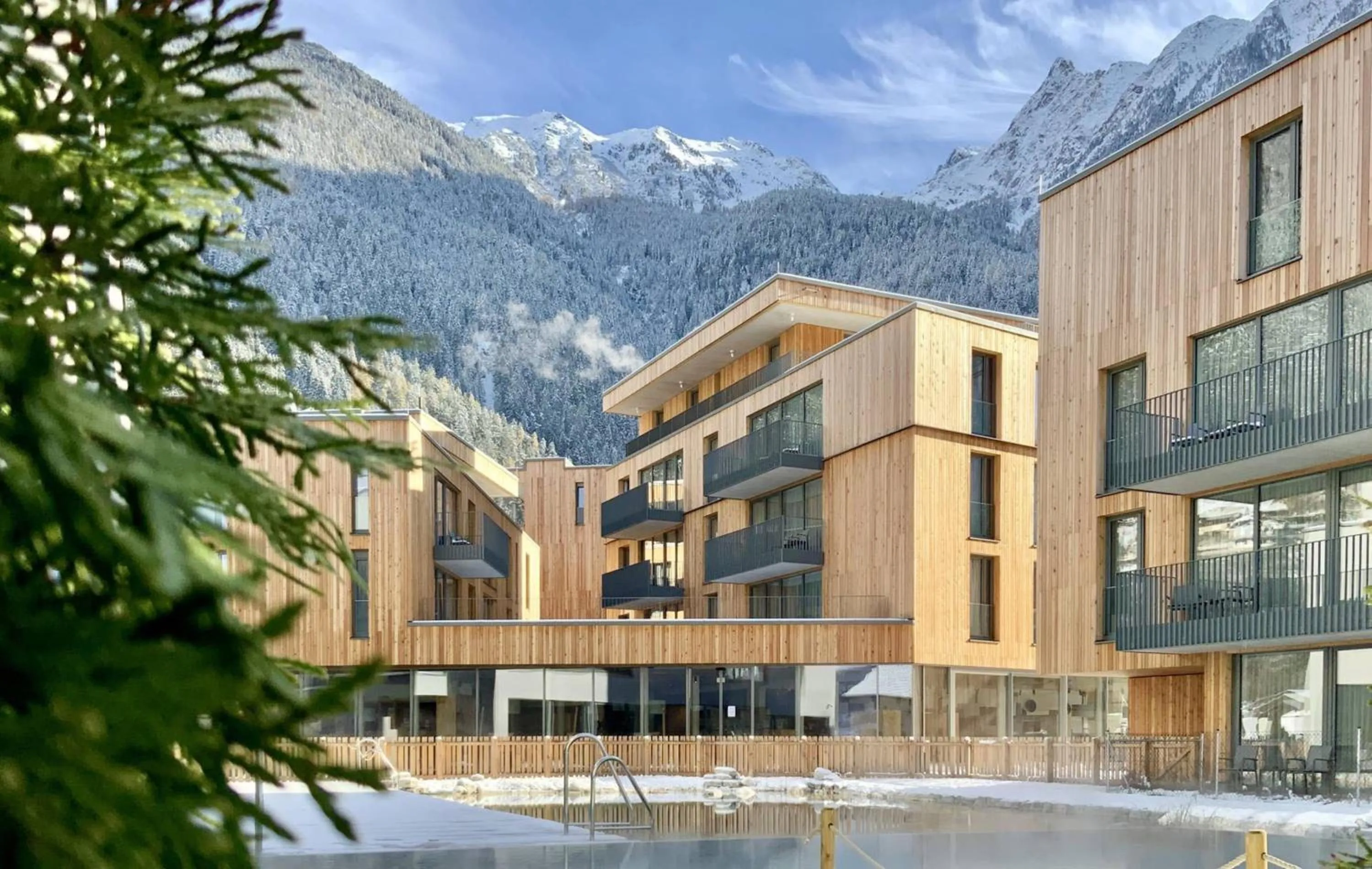 Property building in All-Suite Resort Ötztal