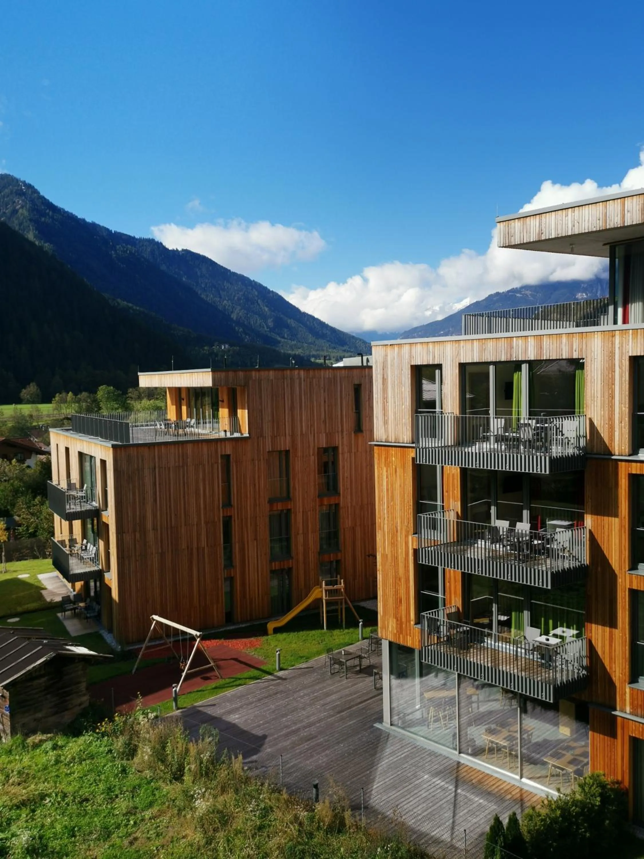 Property building in All-Suite Resort Ötztal