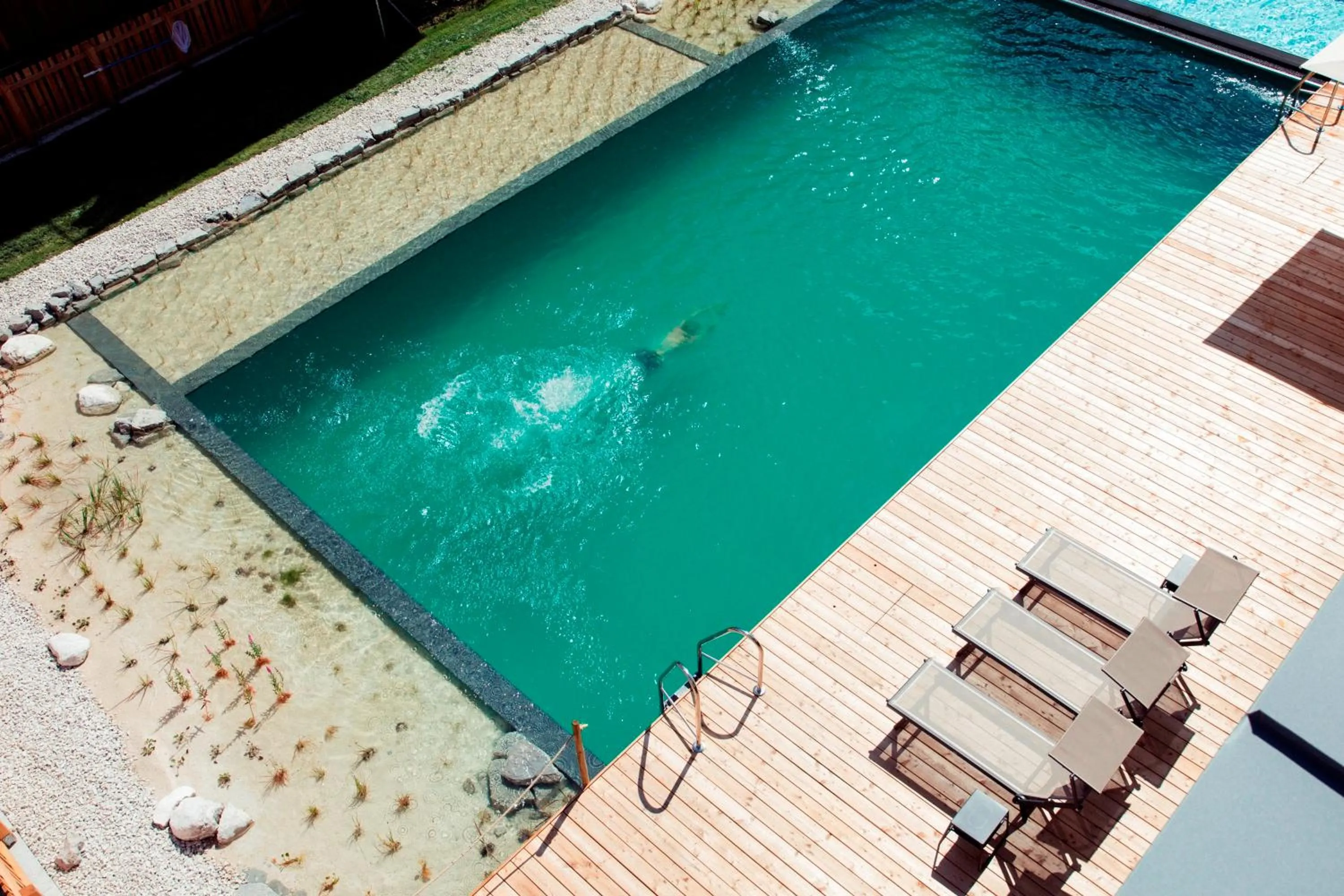 Pool view in All-Suite Resort Ötztal