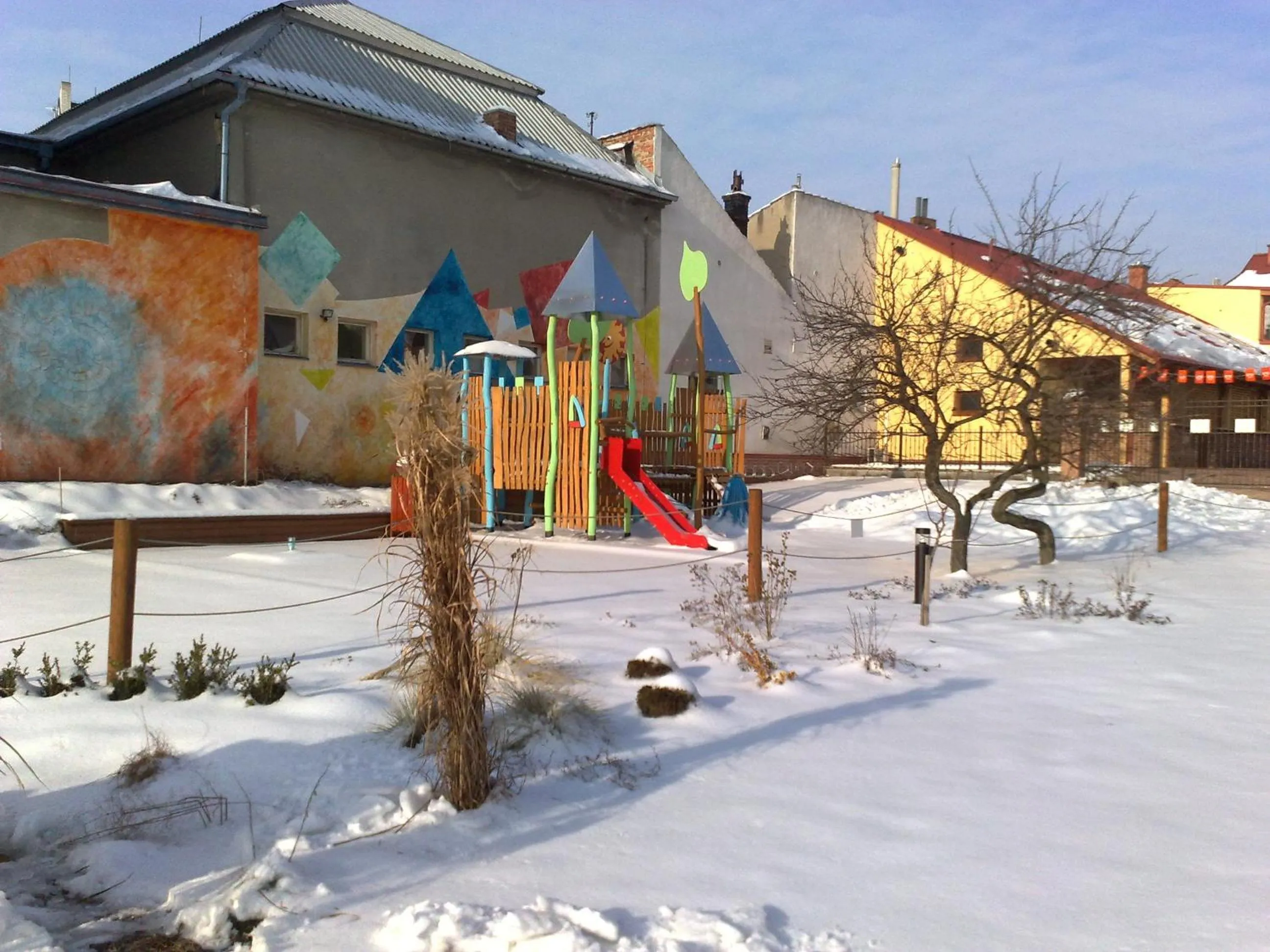 Garden in Ubytovani U Kulky