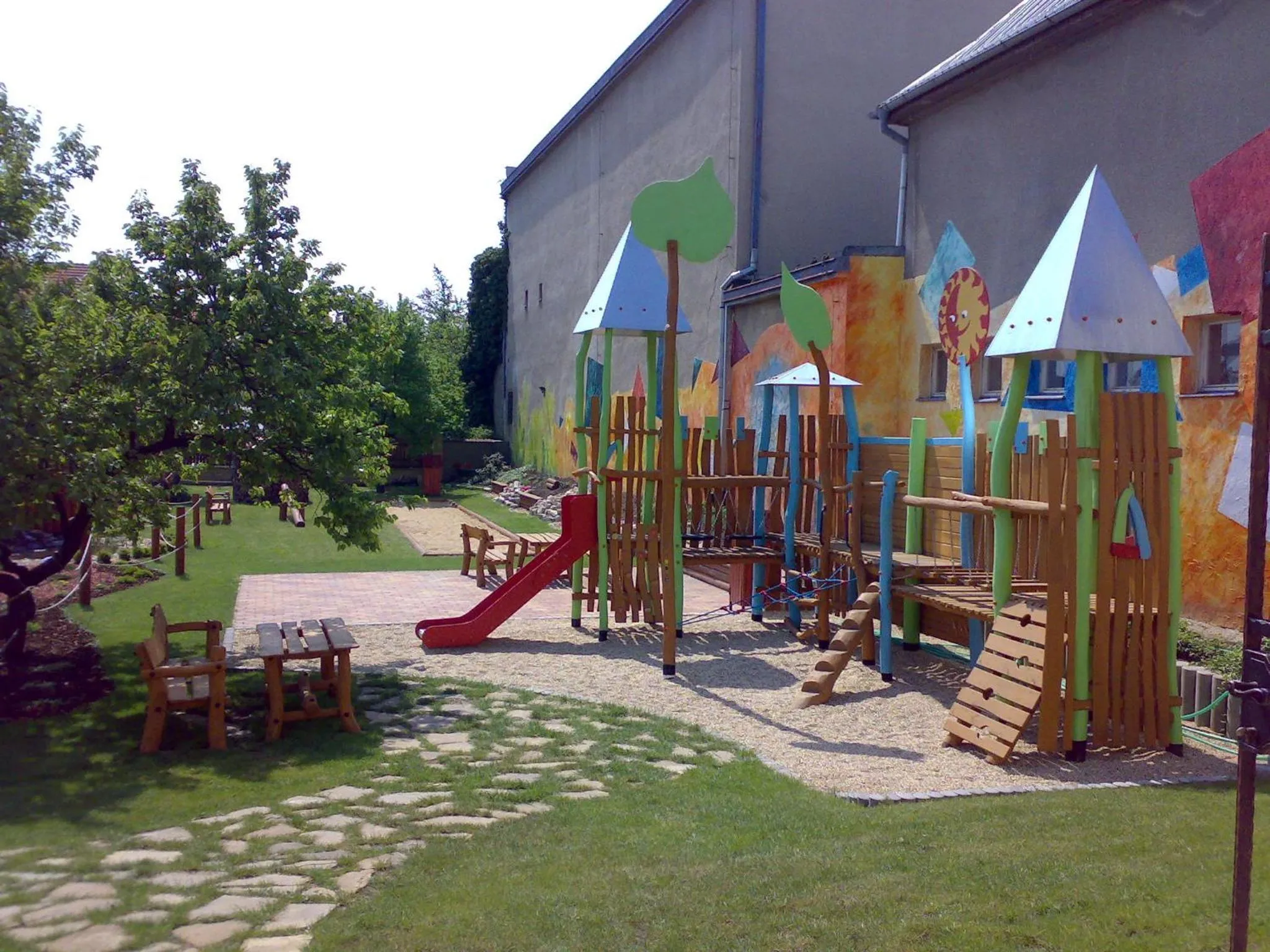 Children play ground in Ubytovani U Kulky