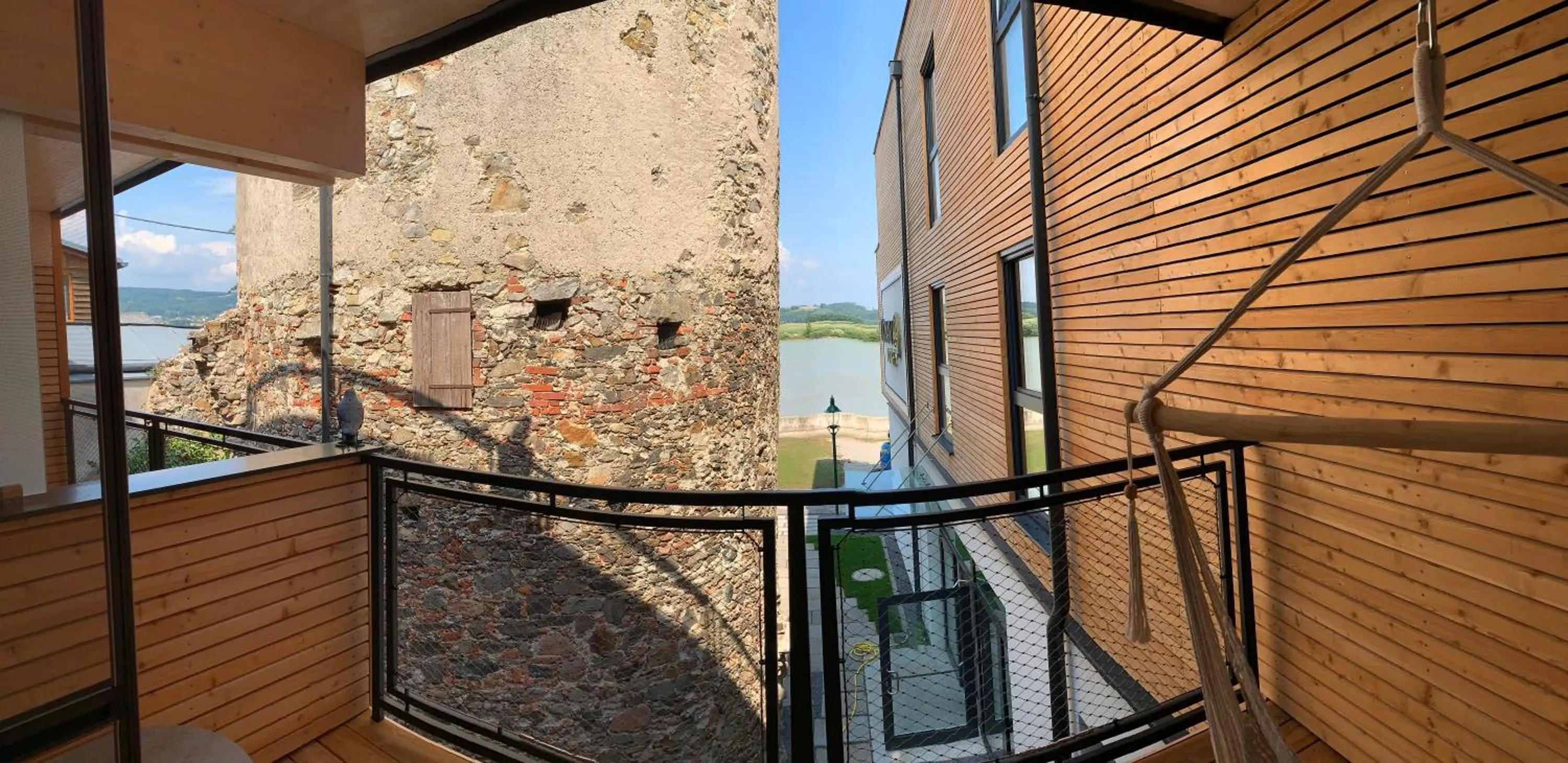 Balcony/Terrace in Donau Lodge
