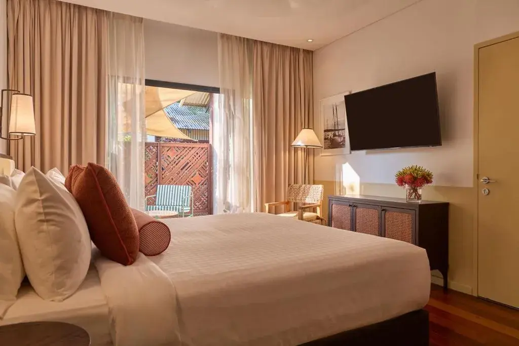 Bed in Pinctada Hotel Broome Bed in Pinctada Hotel Broome