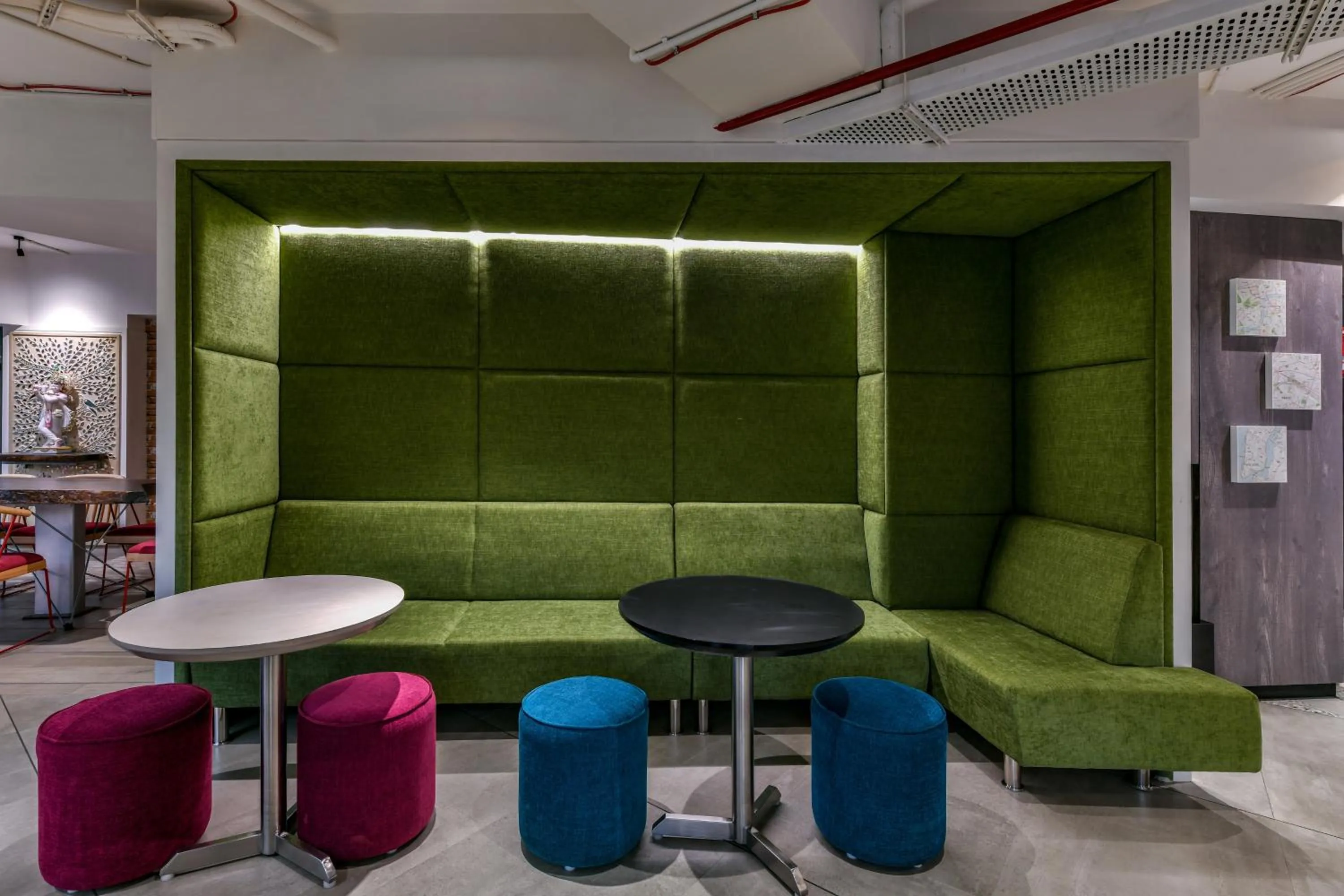 Living room in Indie Stays, BKC