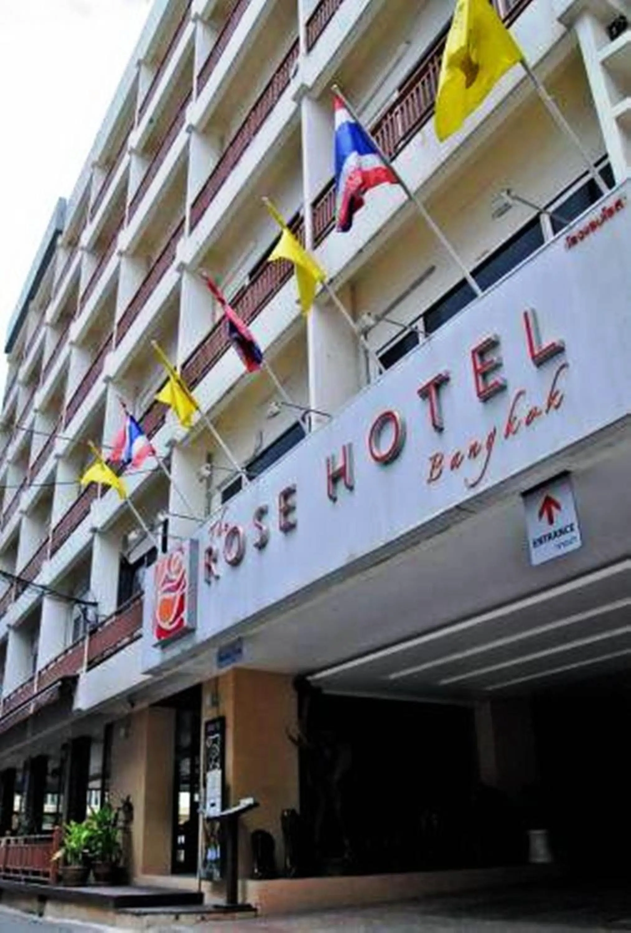 Facade/entrance in Rose Hotel