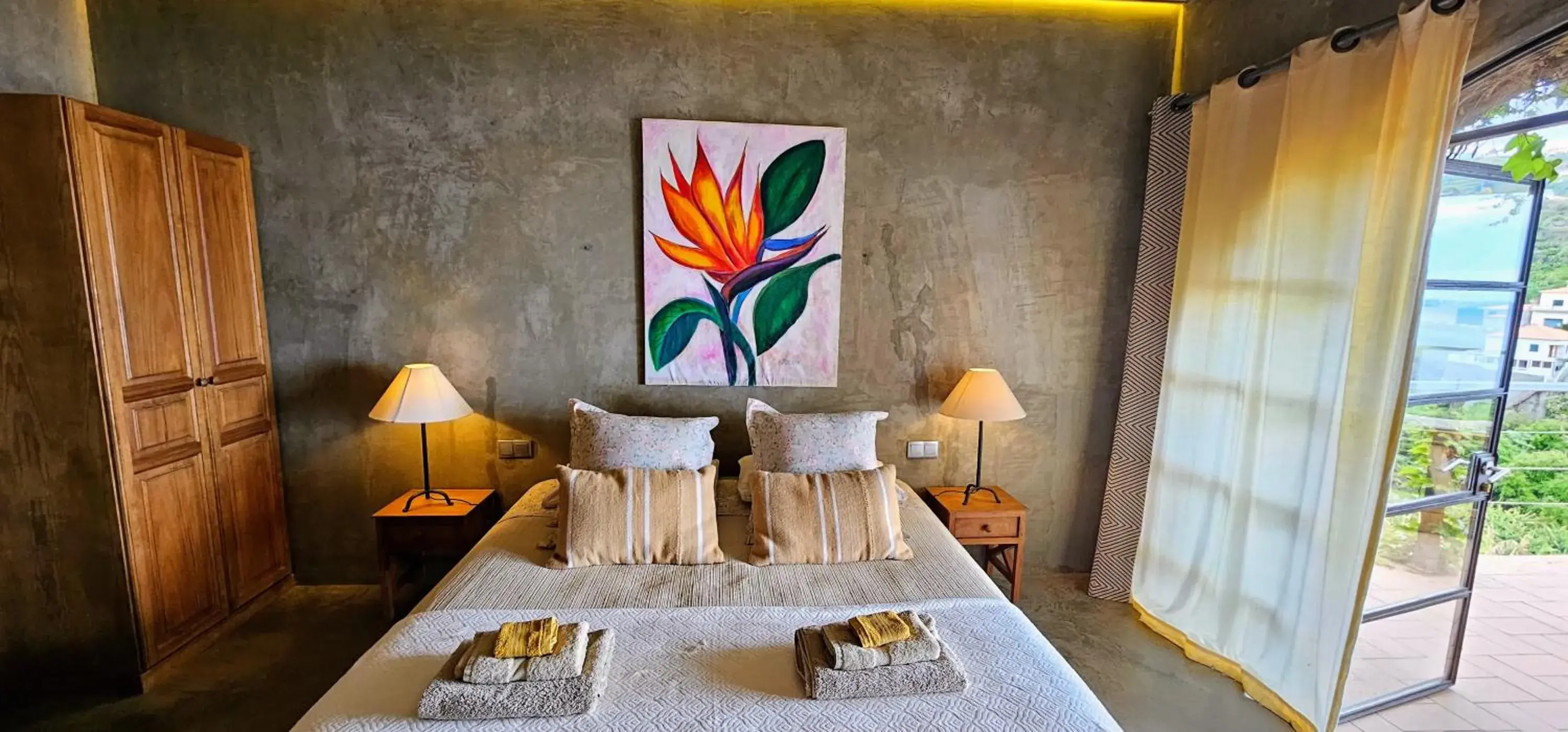 Deluxe Double Room with Sea View in Les Terrasses Suites Deluxe Double Room with Sea View in Les Terrasses Suites