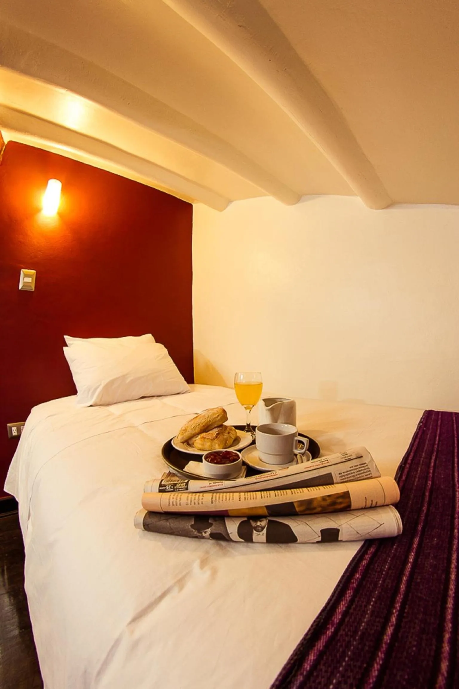 Bed in Wakapunku Boutique Hotel