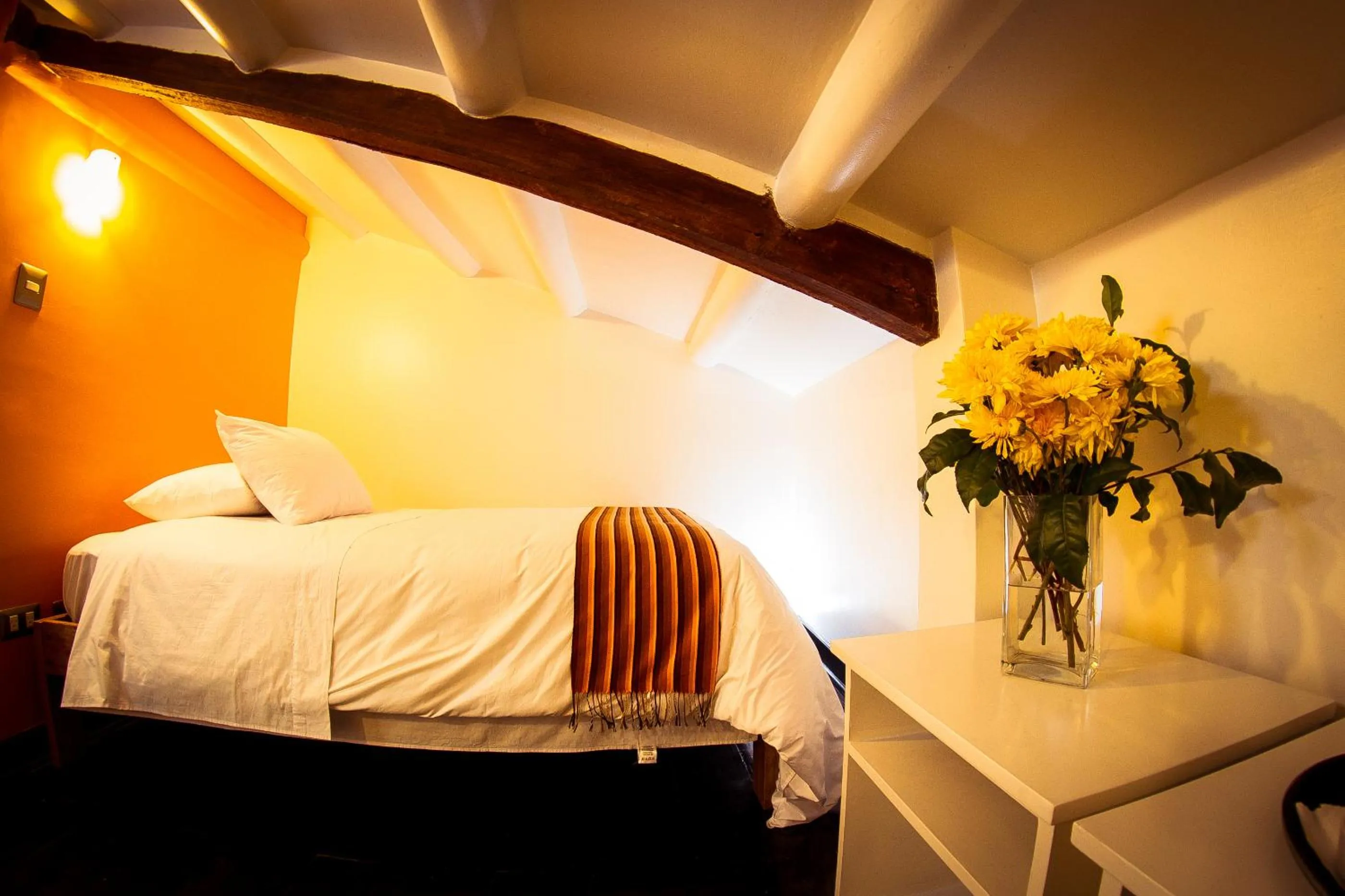 Bed in Wakapunku Boutique Hotel