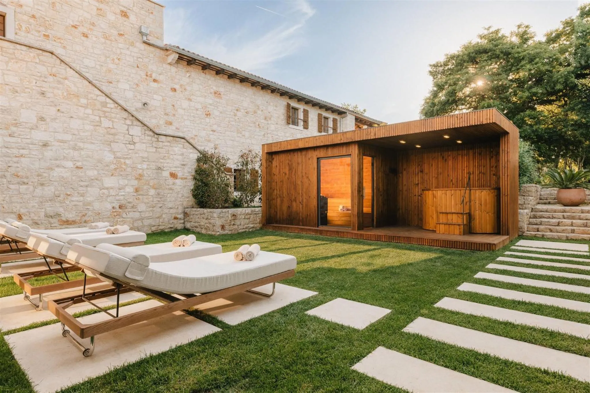 Sauna in Meneghetti Wine Hotel and Winery - Relais & Chateaux