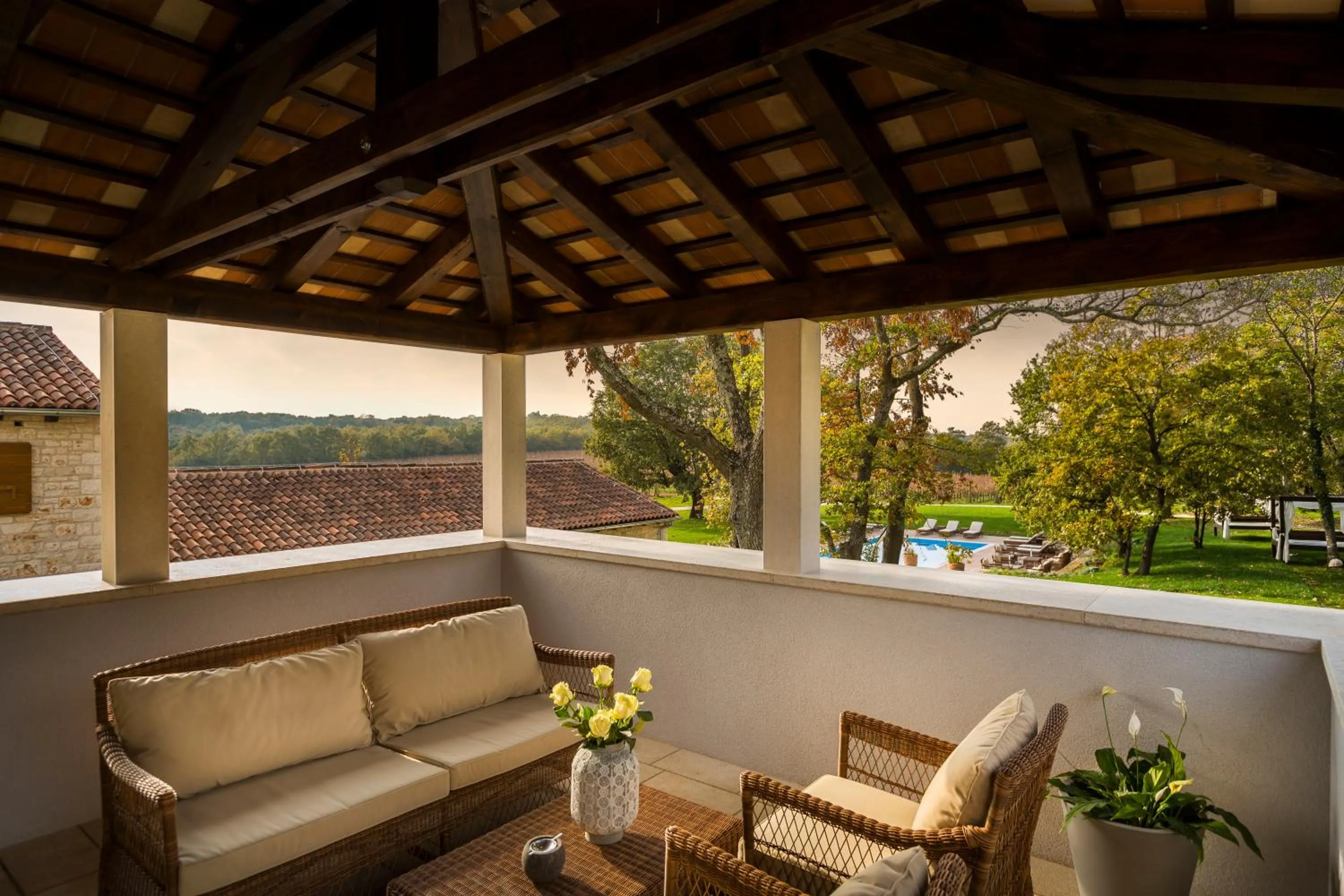 Balcony/Terrace in Meneghetti Wine Hotel and Winery - Relais & Chateaux