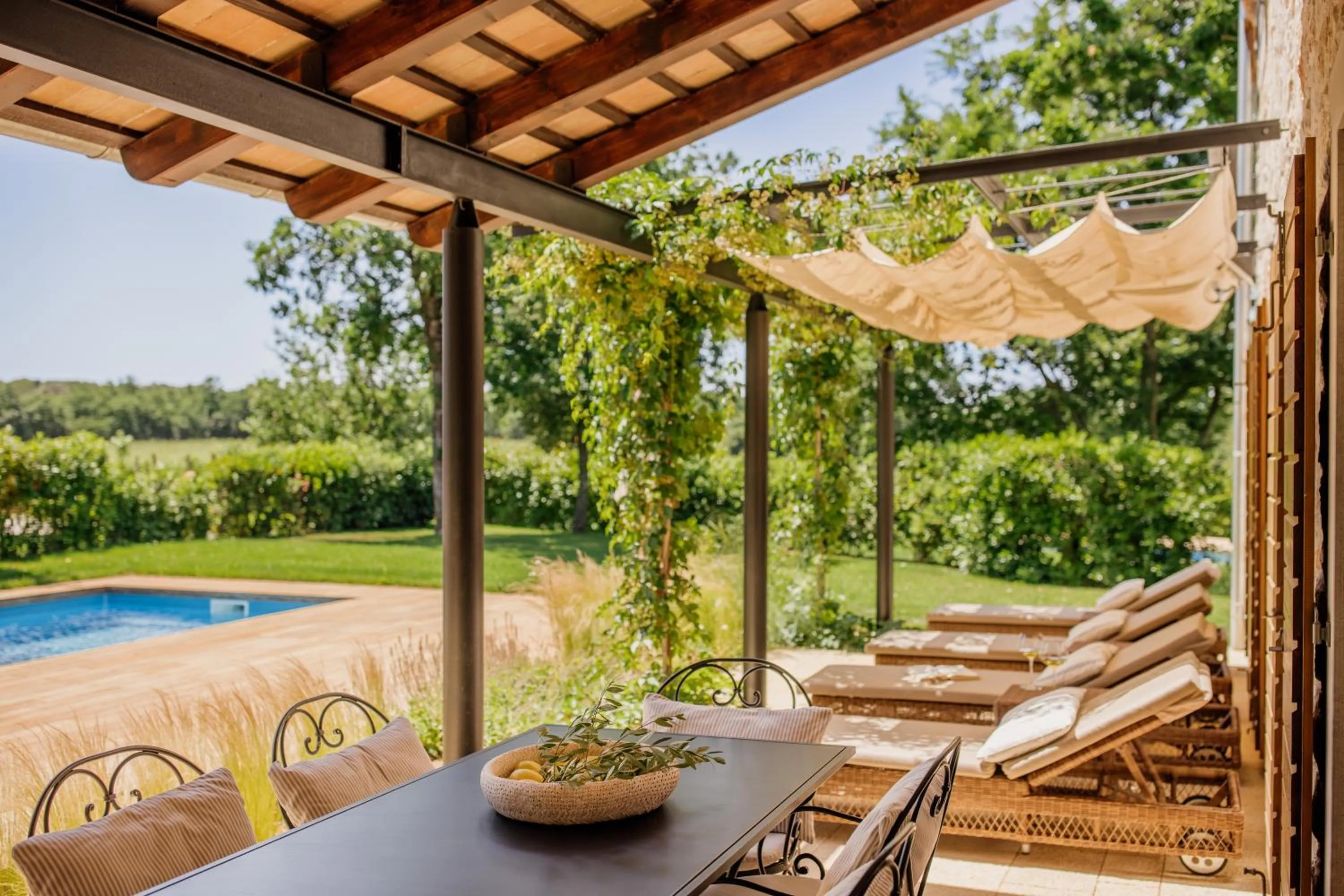 Balcony/Terrace in Meneghetti Wine Hotel and Winery - Relais & Chateaux