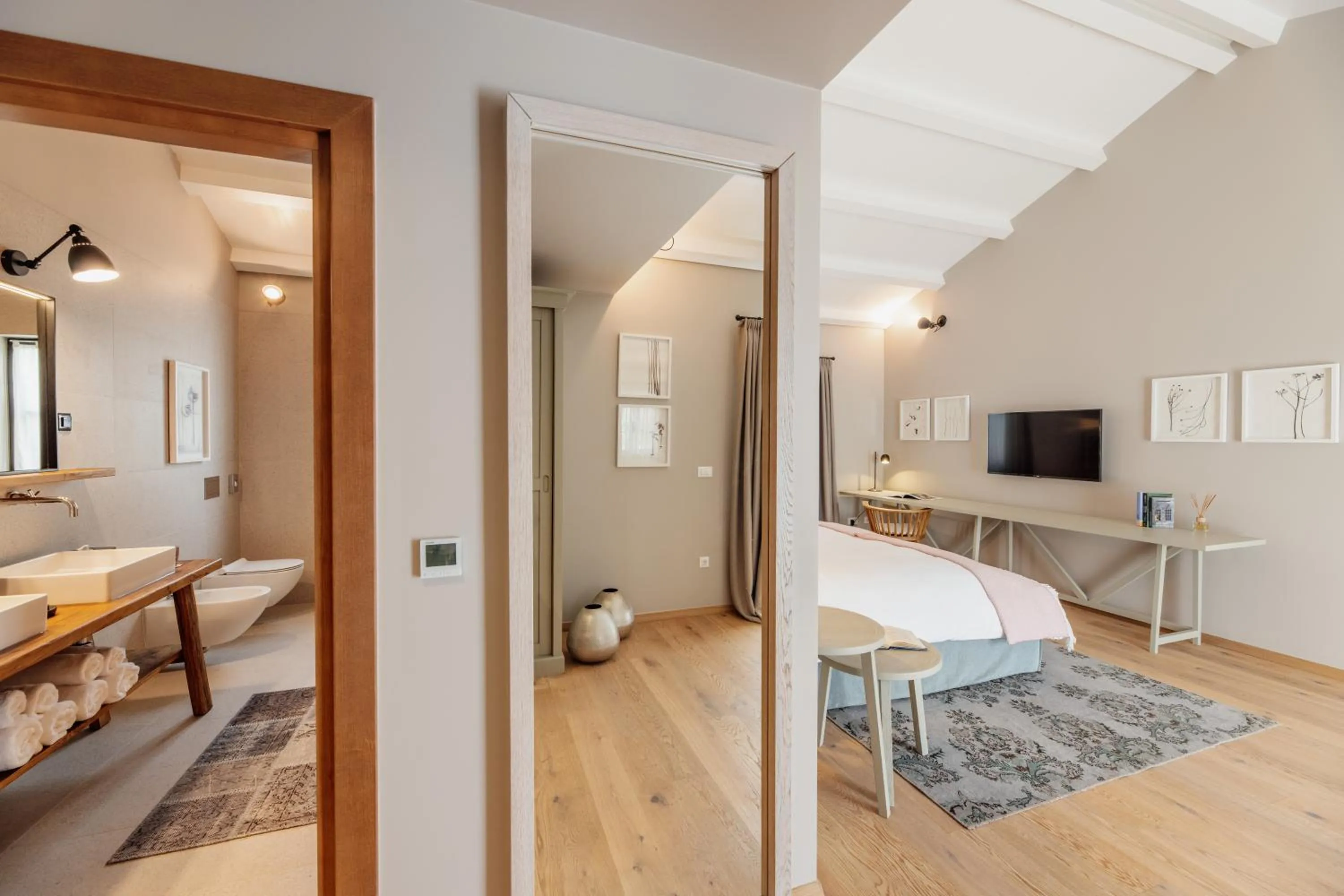 Bedroom in Meneghetti Wine Hotel and Winery - Relais & Chateaux