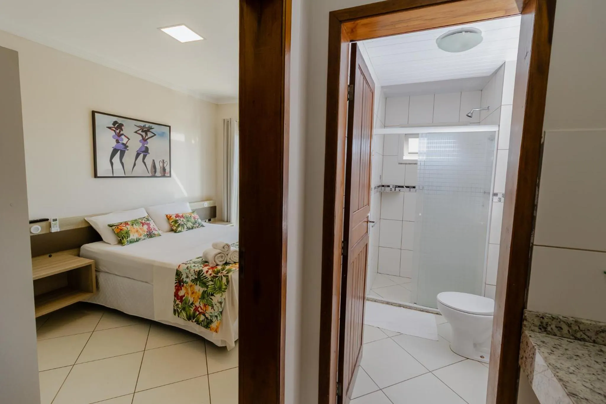 Bed in Hotel Monteiro Canasvieiras