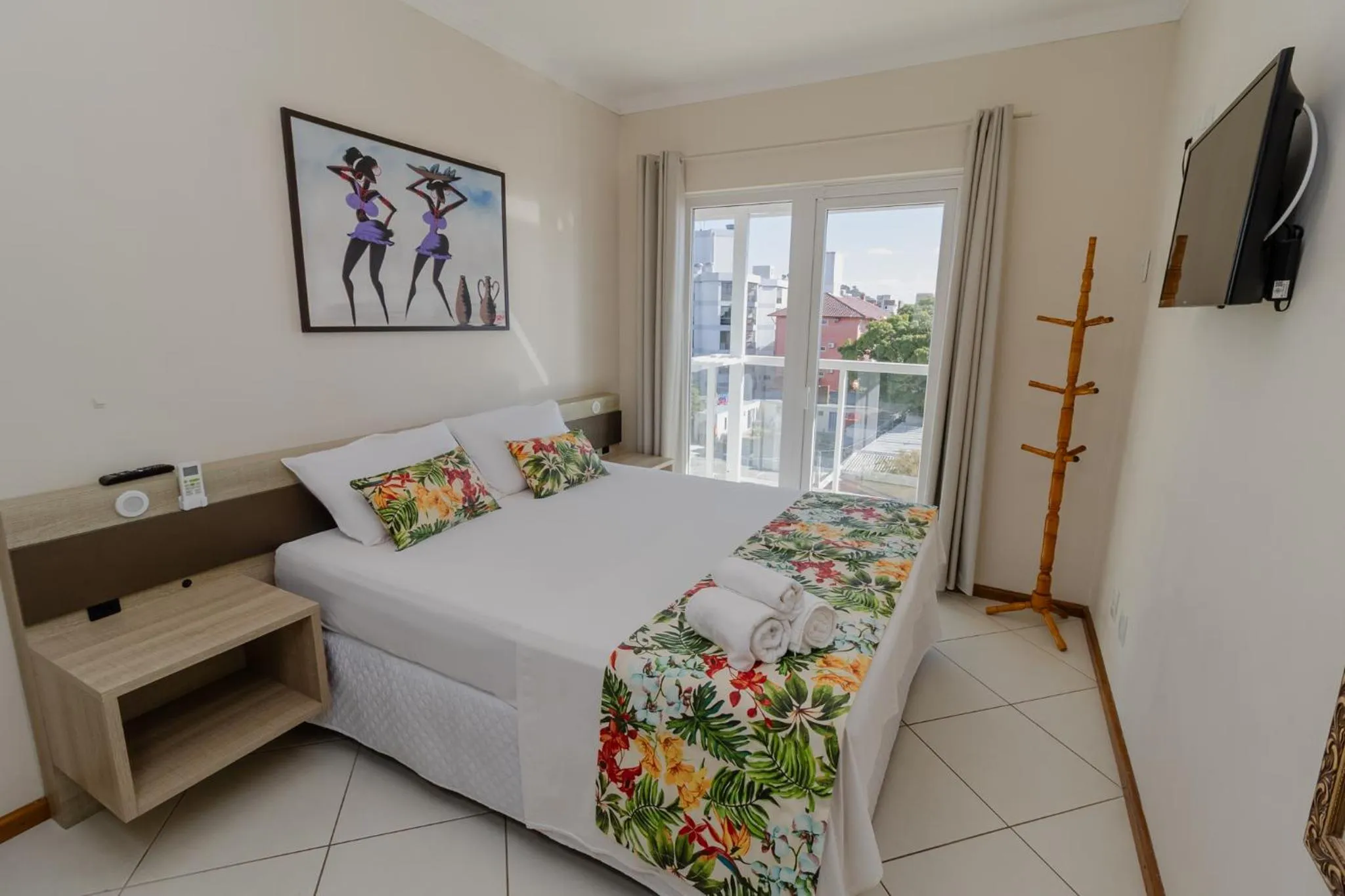 Bed in Hotel Monteiro Canasvieiras