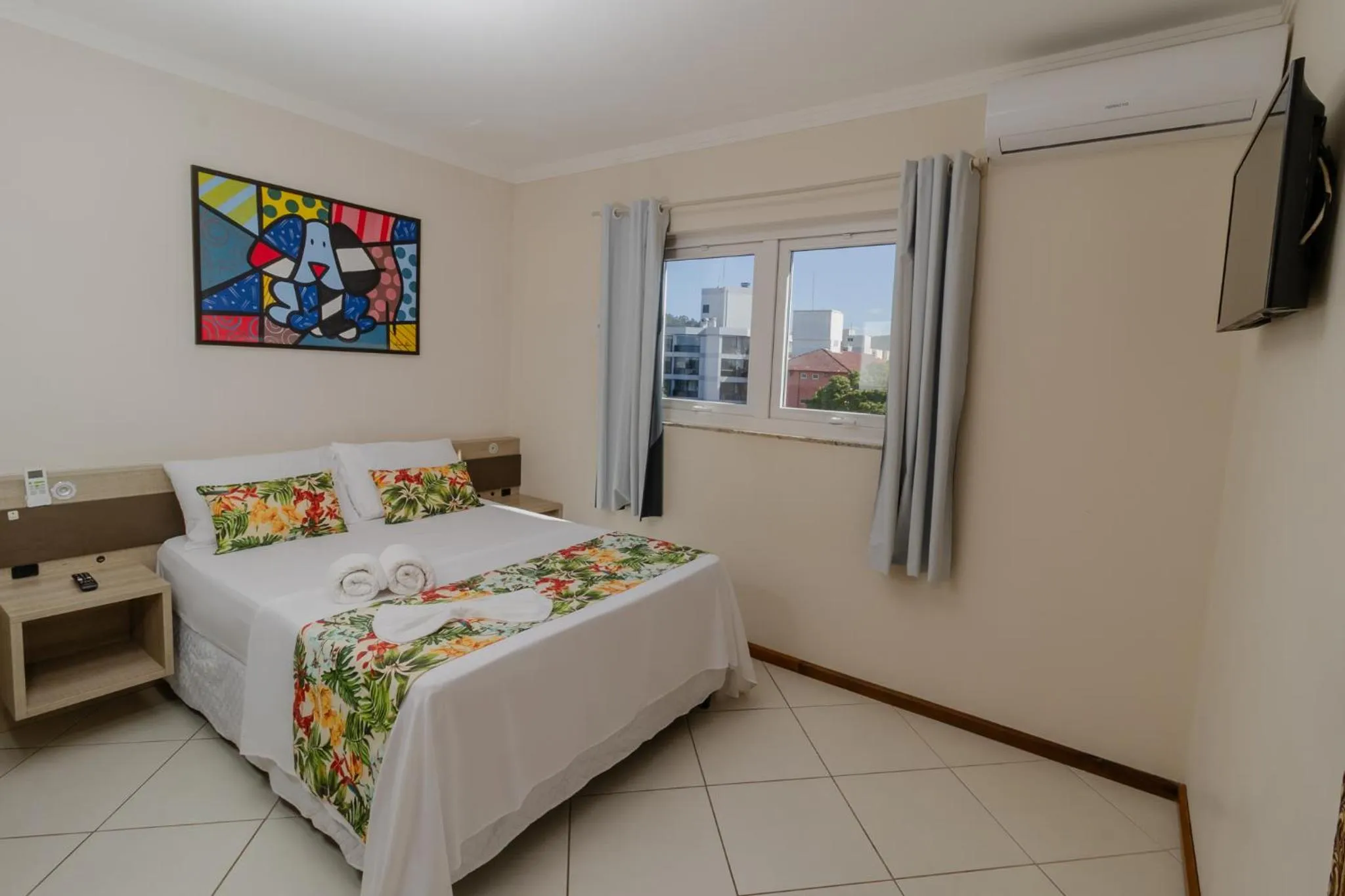 Bed in Hotel Monteiro Canasvieiras