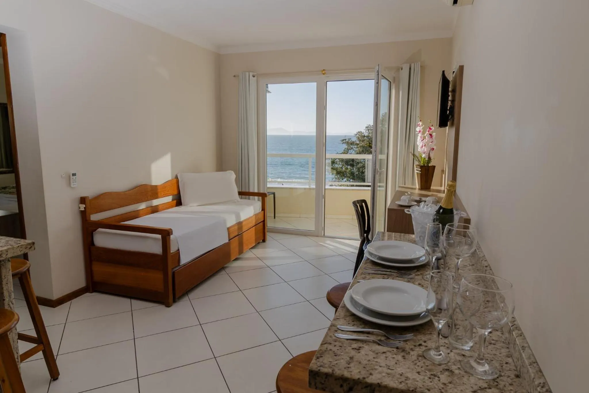 Bed in Hotel Monteiro Canasvieiras