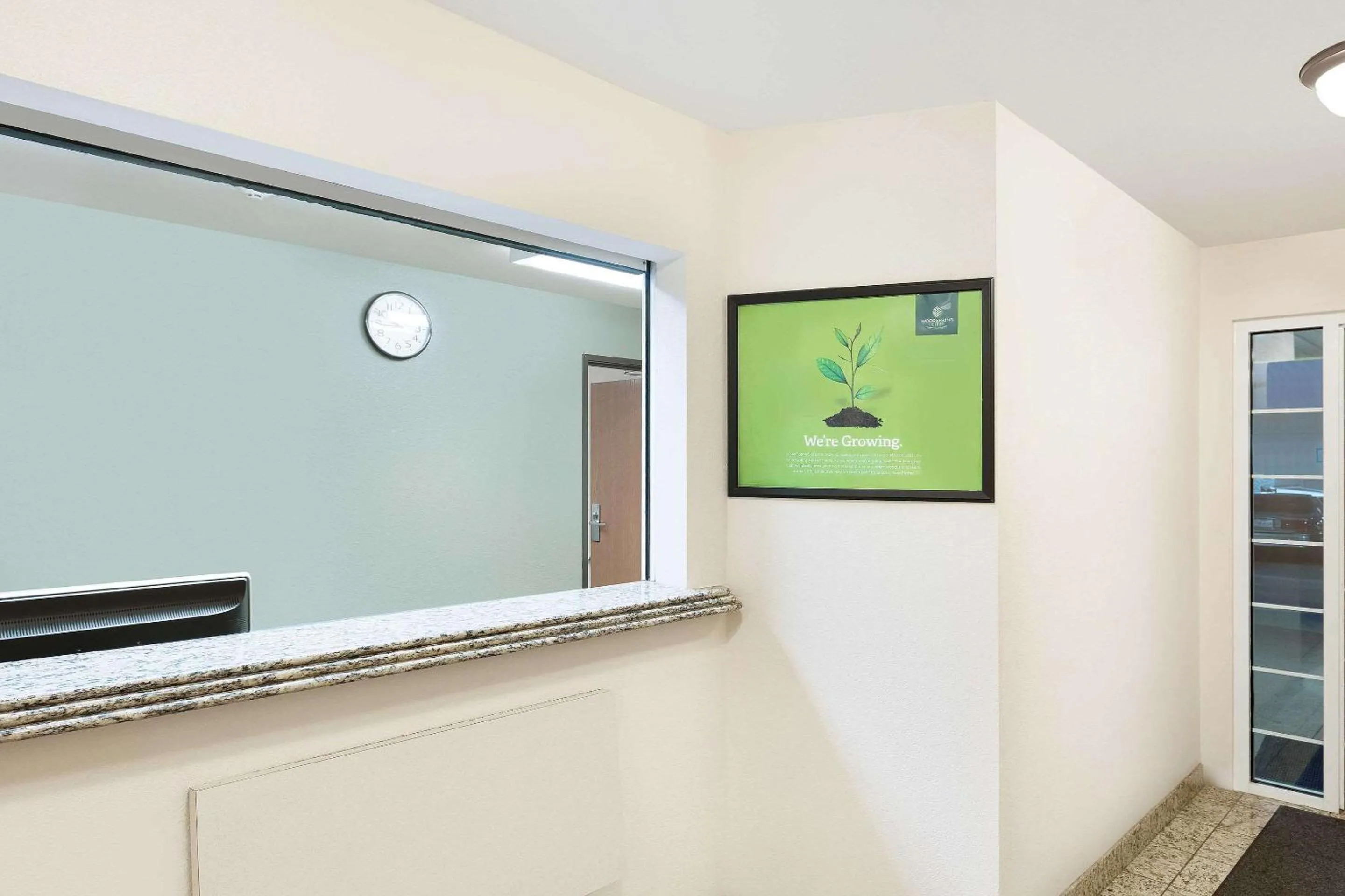 Lobby or reception in WoodSpring Suites Tyler Rose Garden