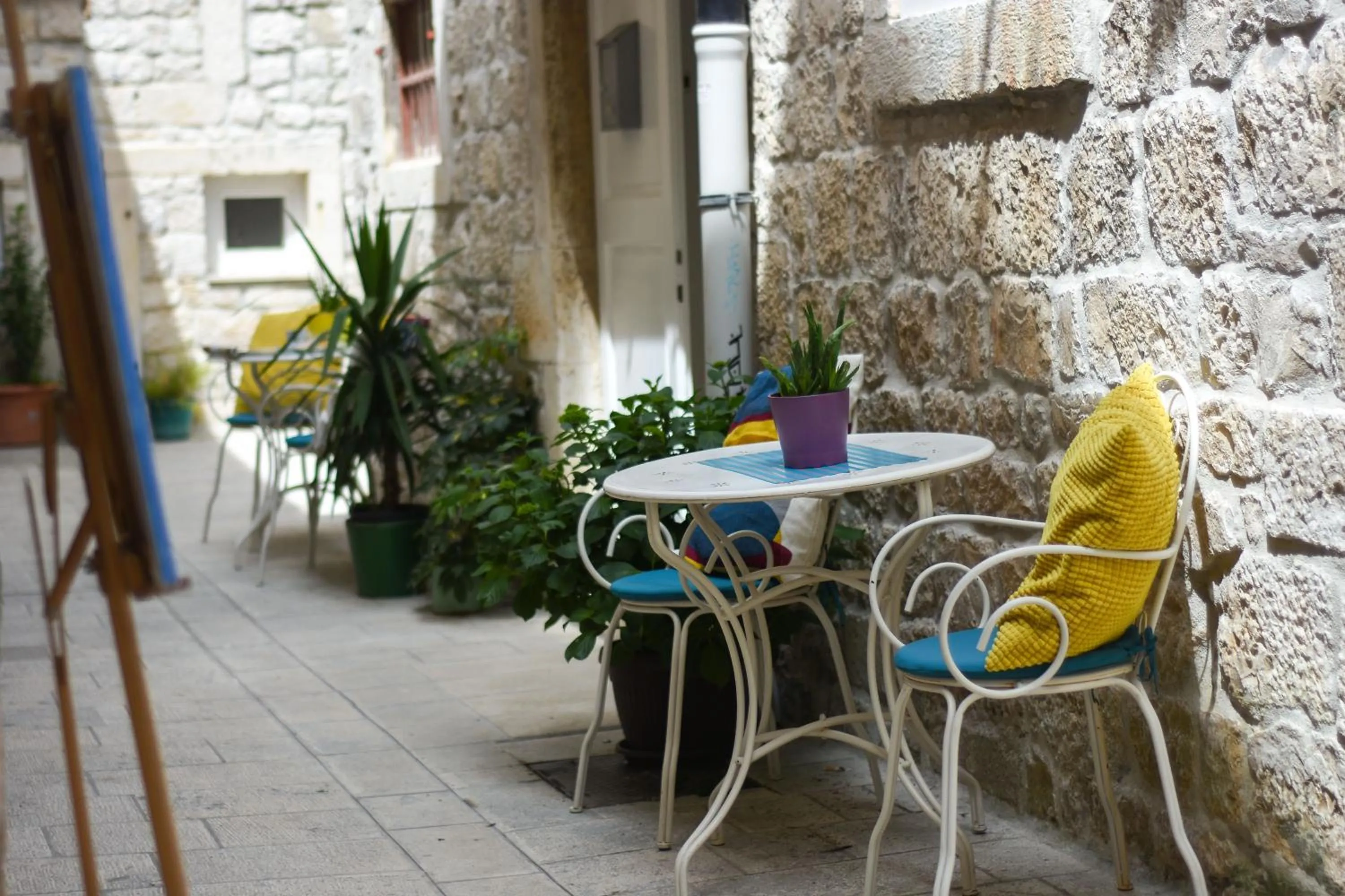 Patio in Tragos Lemon Tree