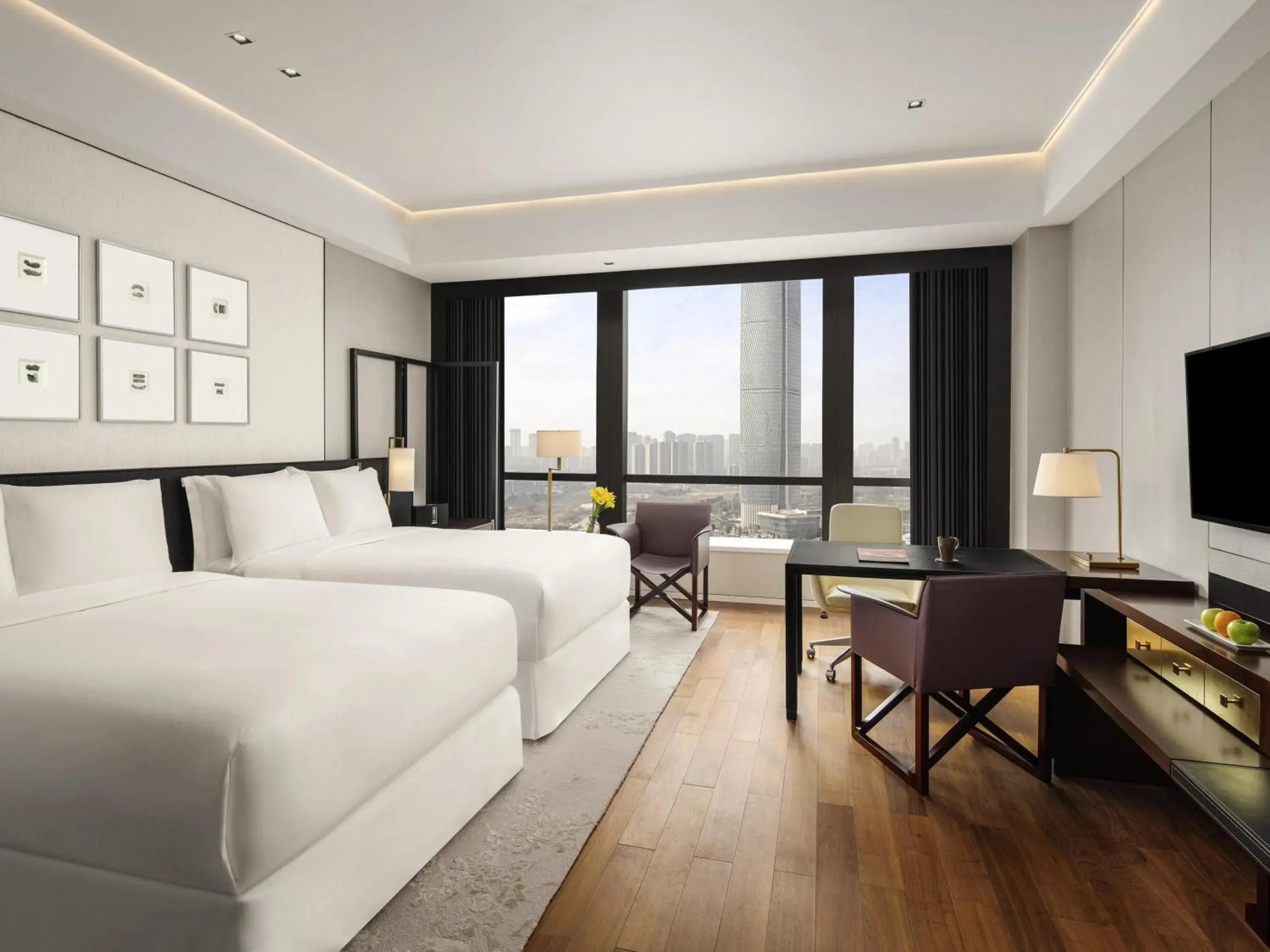 Bedroom, Bed in Fairmont Wuhan Bedroom, Bed in Fairmont Wuhan