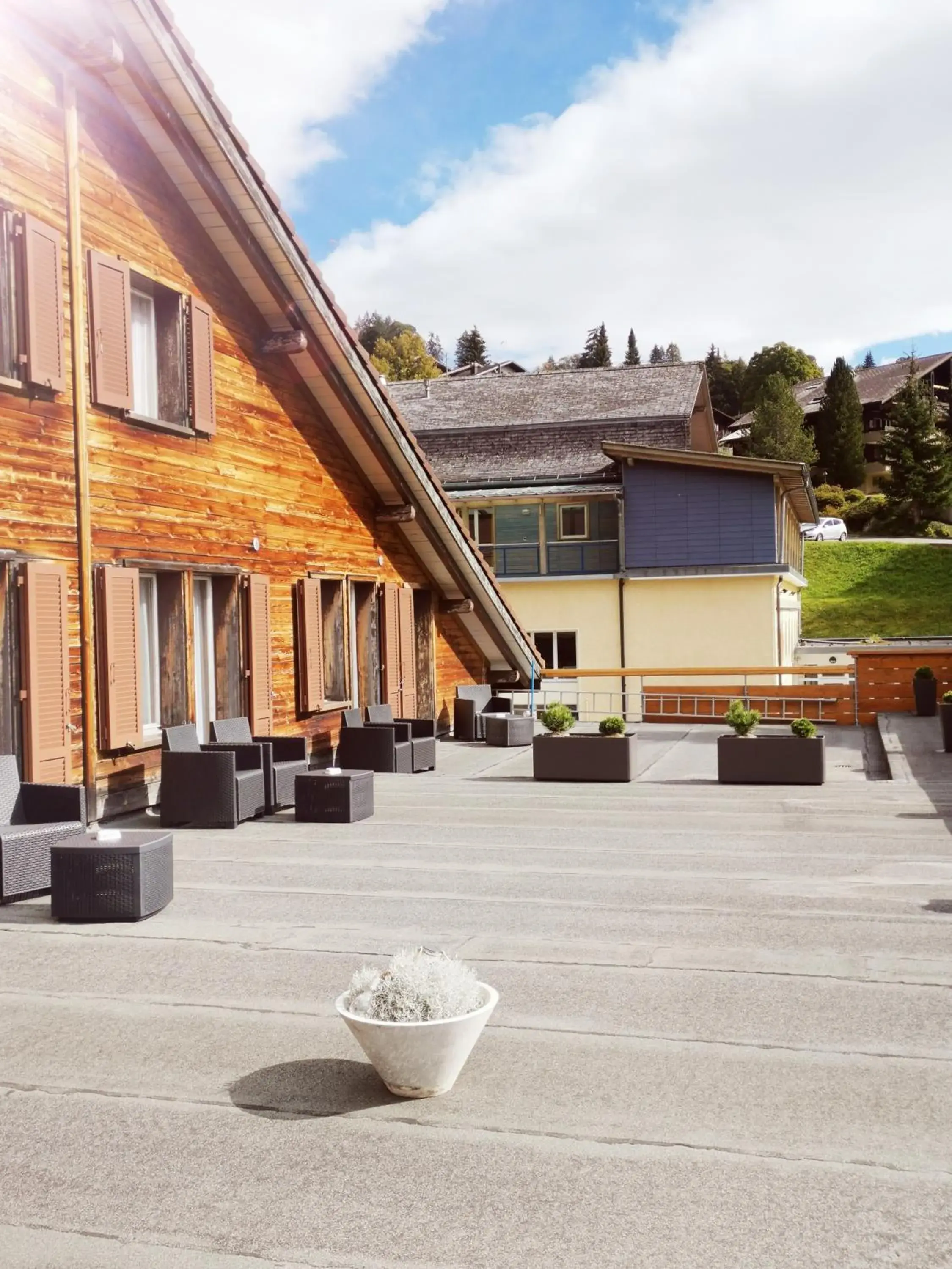 Single Room with Terrace in Self- Check- In Hotel Regina Beatenberg Single Room with Terrace in Self- Check- In Hotel Regina Beatenberg