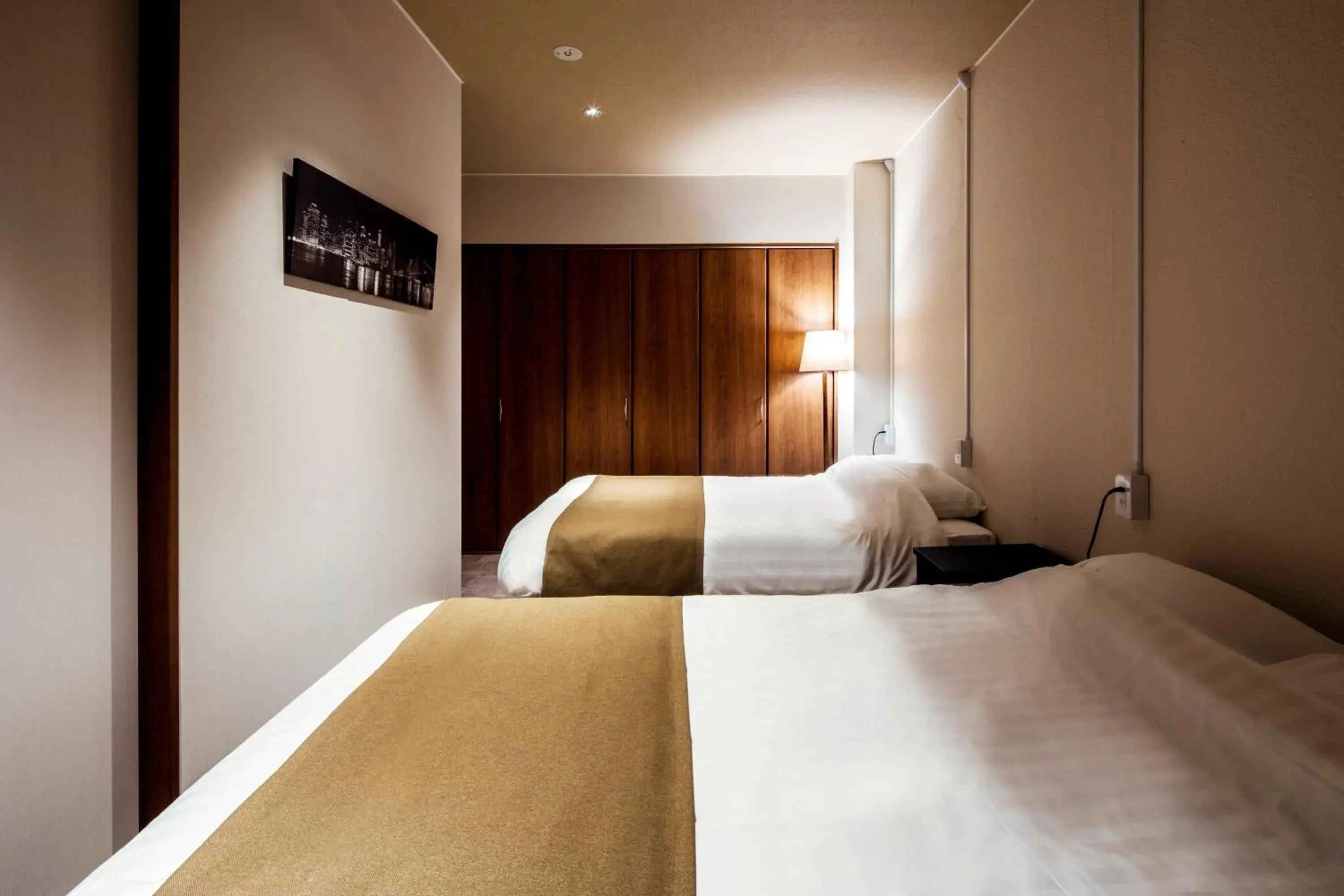 Bed in Randor Residence Hiroshima Suites Bed in Randor Residence Hiroshima Suites