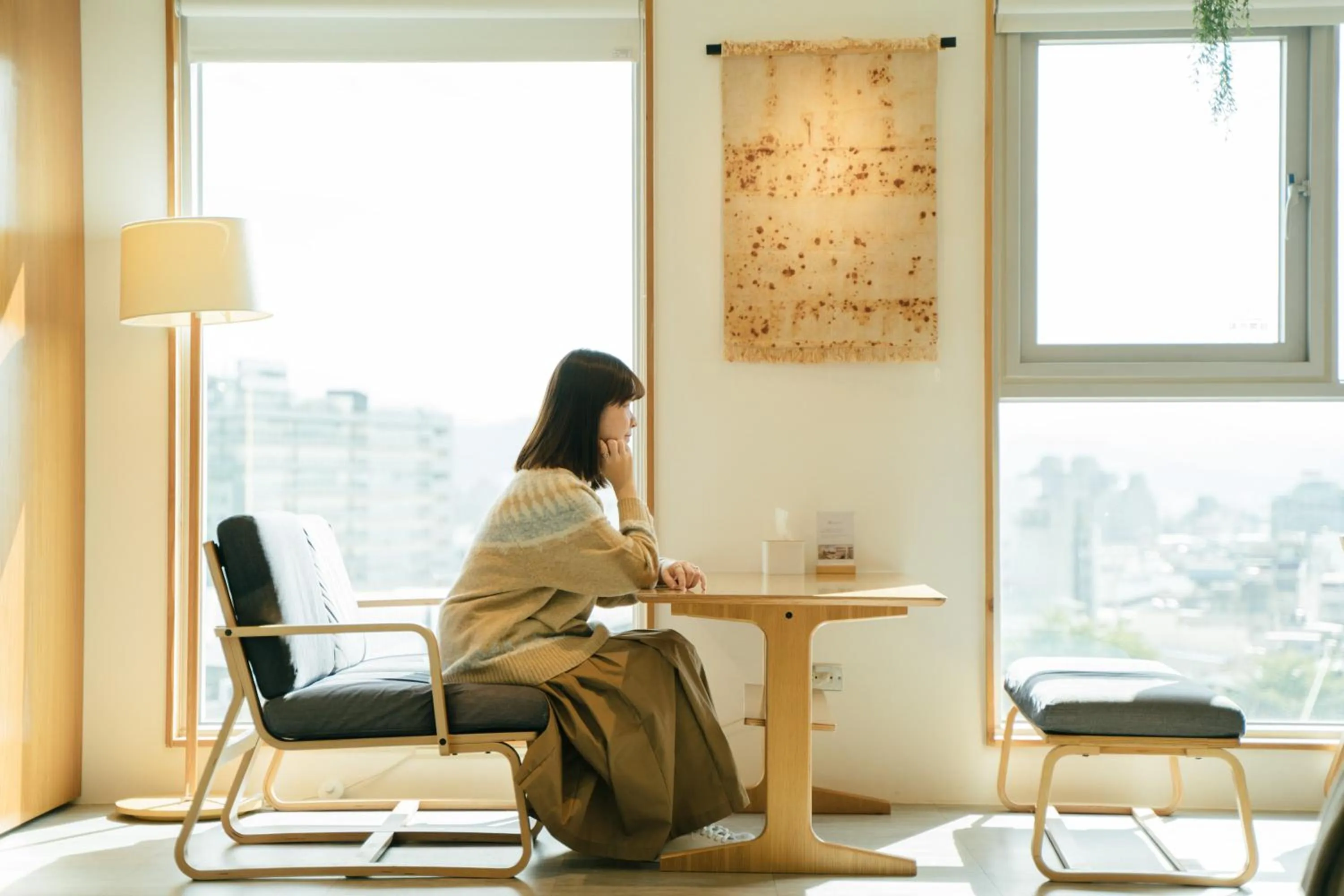 Communal lounge/ TV room in Norden Ruder Hostel Taichung
