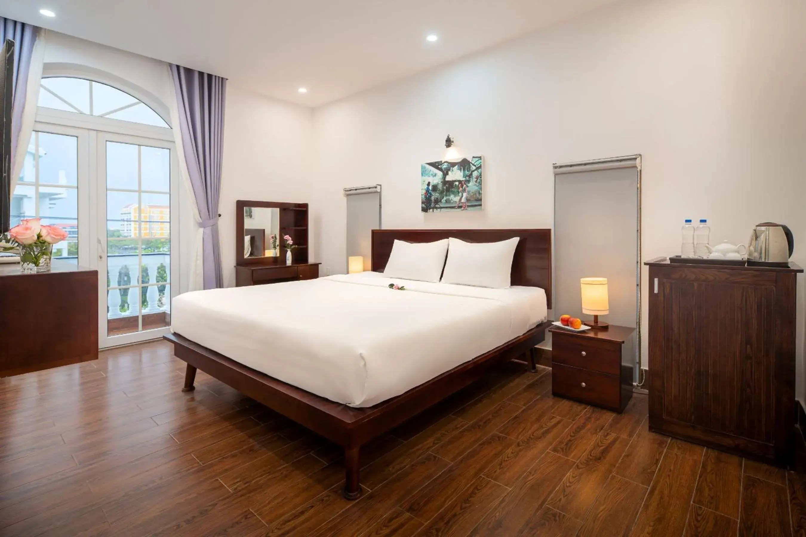 King Room with Balcony in Truc Loc Villa King Room with Balcony in Truc Loc Villa