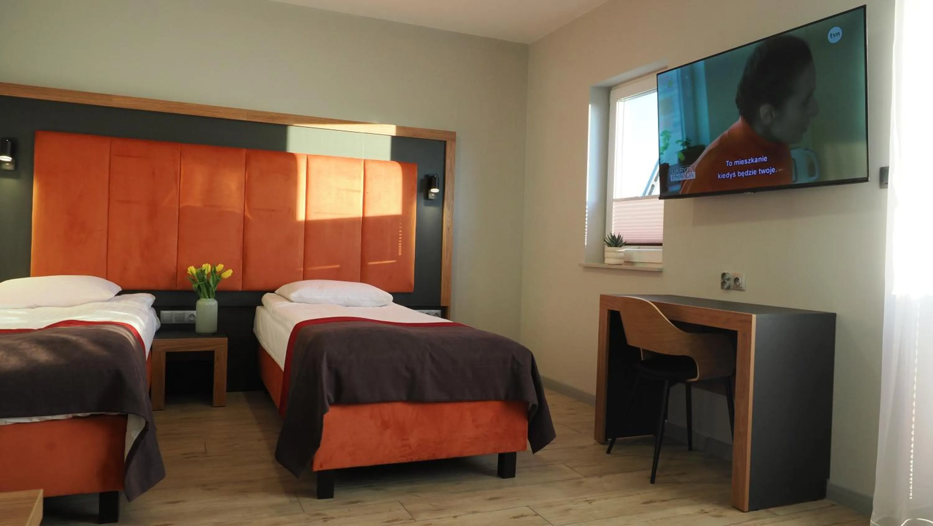 Bed in Hotel Konstancja