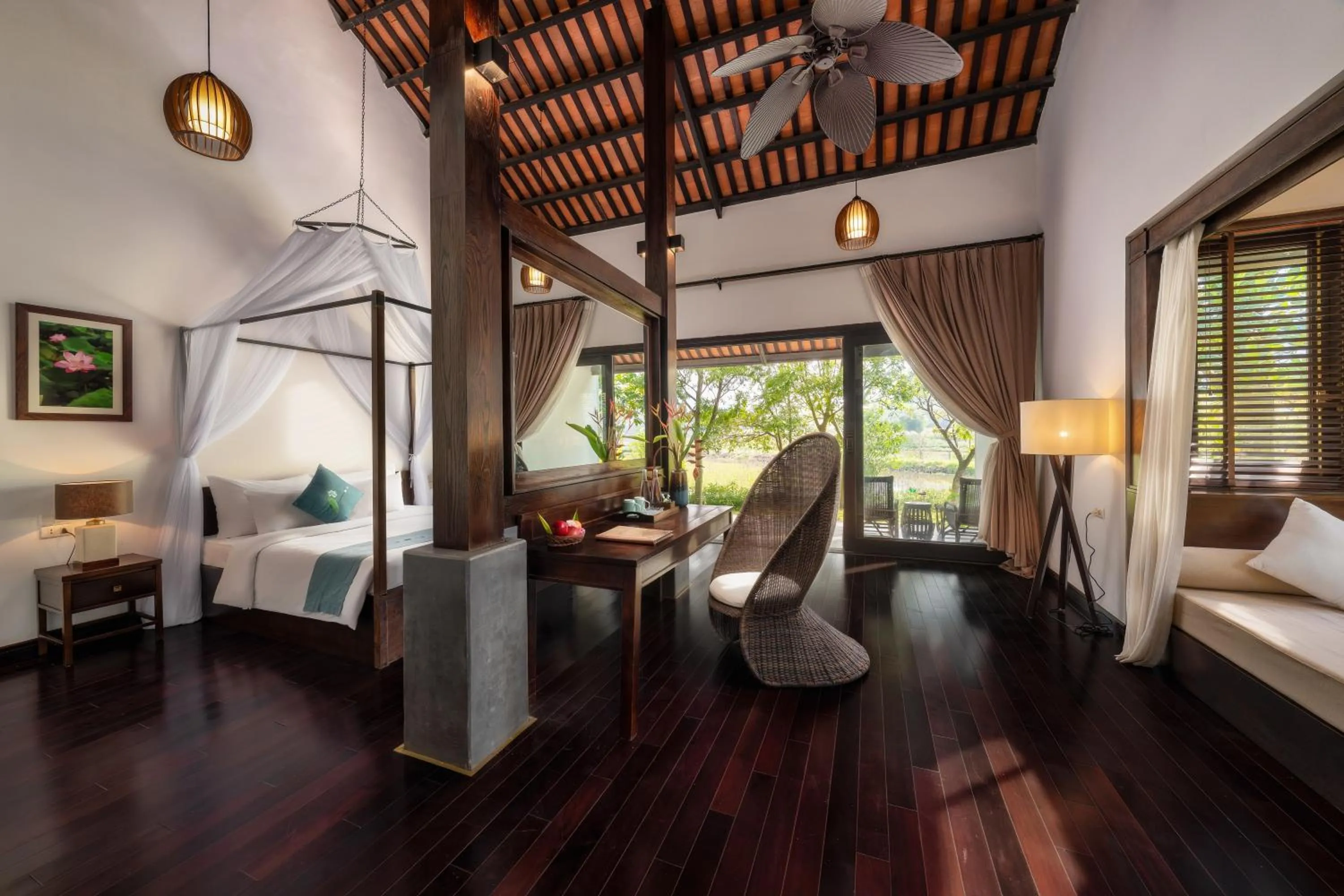 Photo of the whole room, Bed in Aravinda Resort Ninh Binh