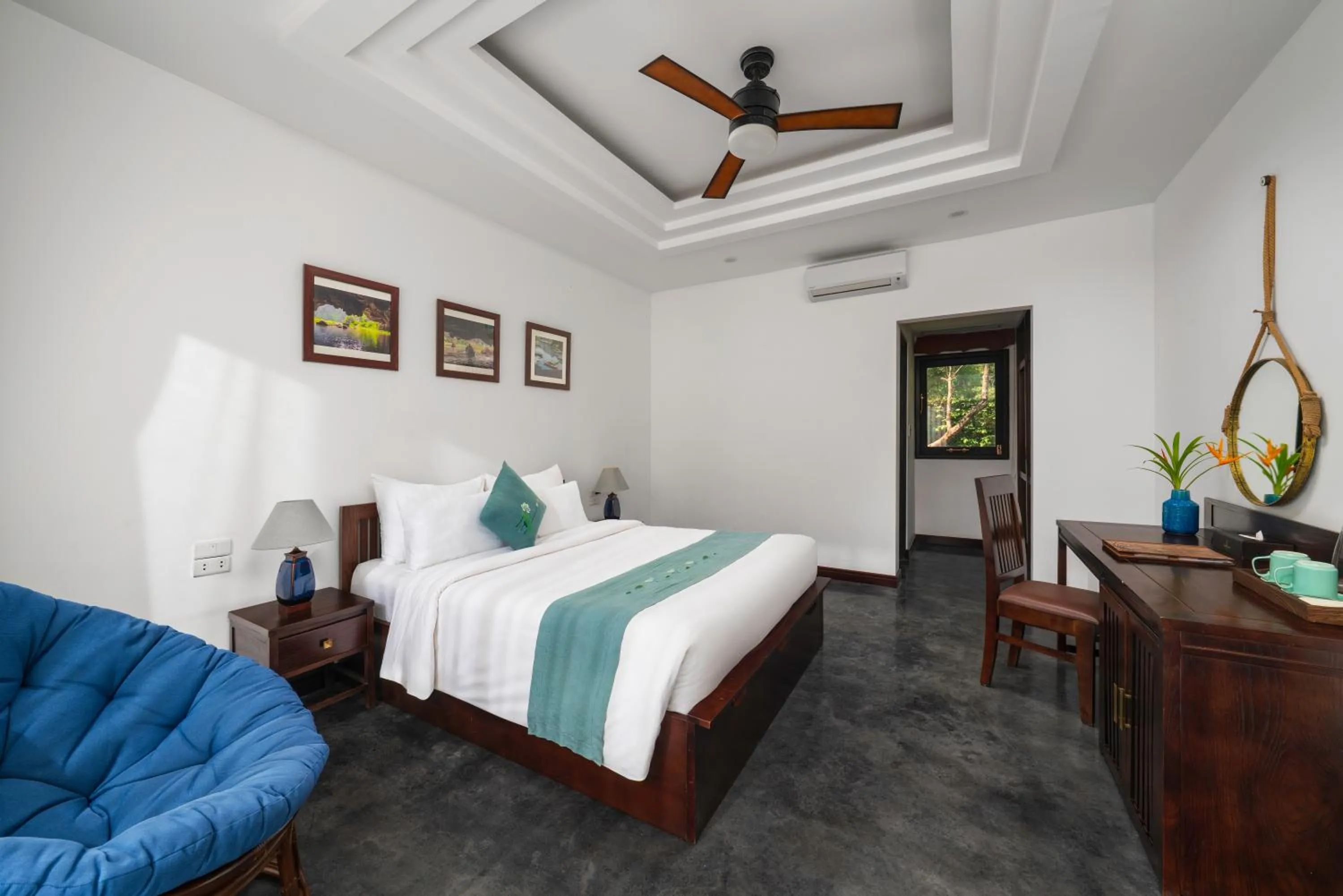 Bedroom, Bed in Aravinda Resort Ninh Binh