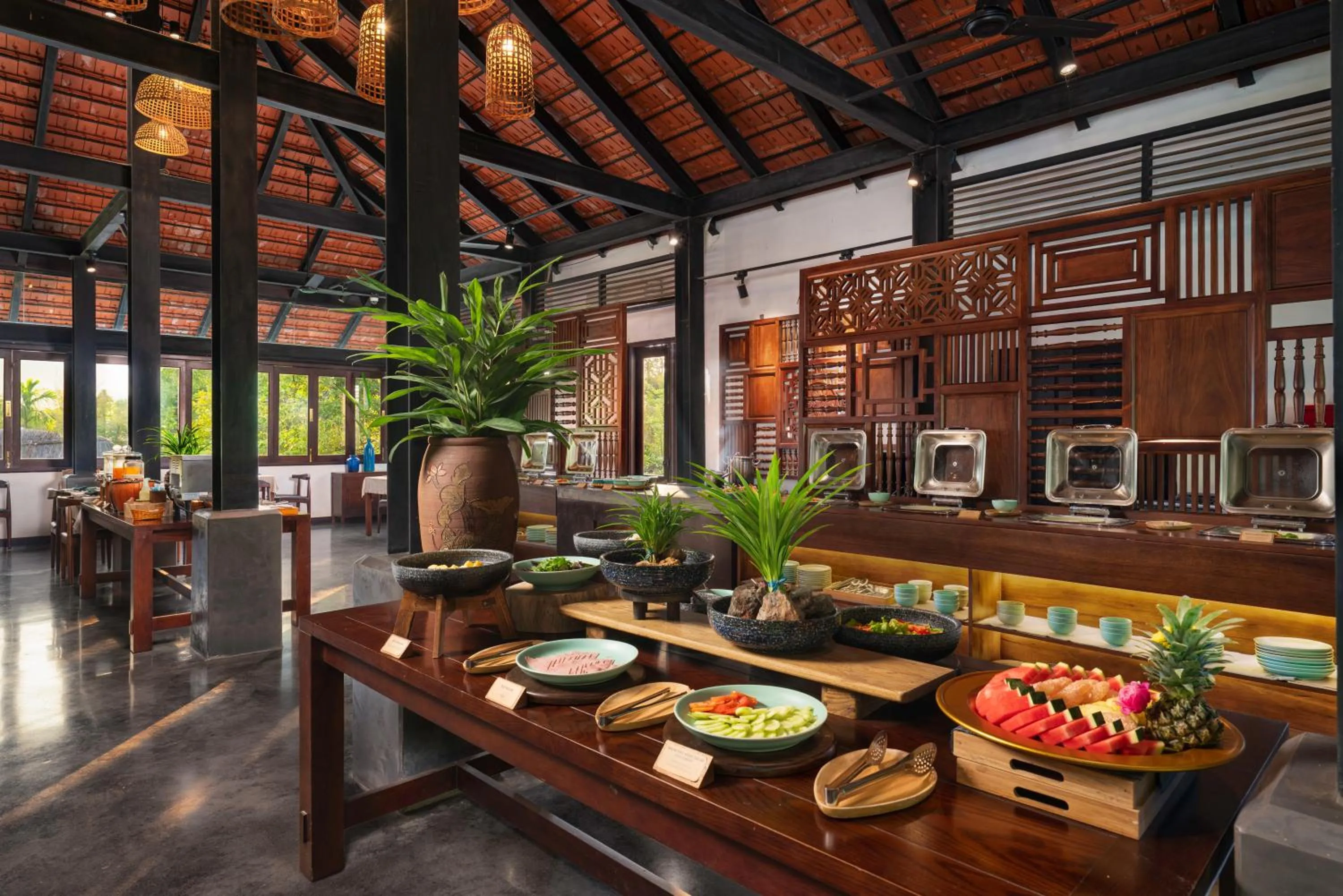 Food in Aravinda Resort Ninh Binh