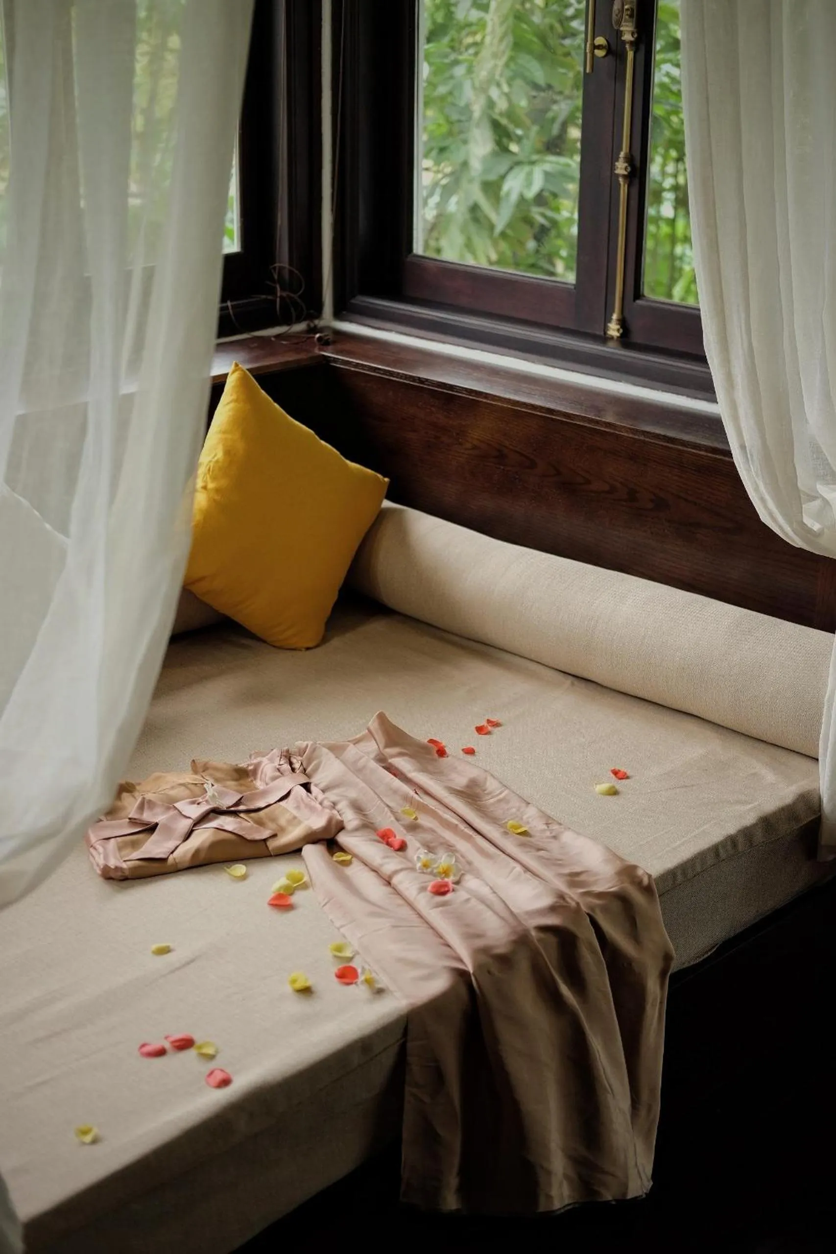 Natural landscape, Bed in Aravinda Resort Ninh Binh