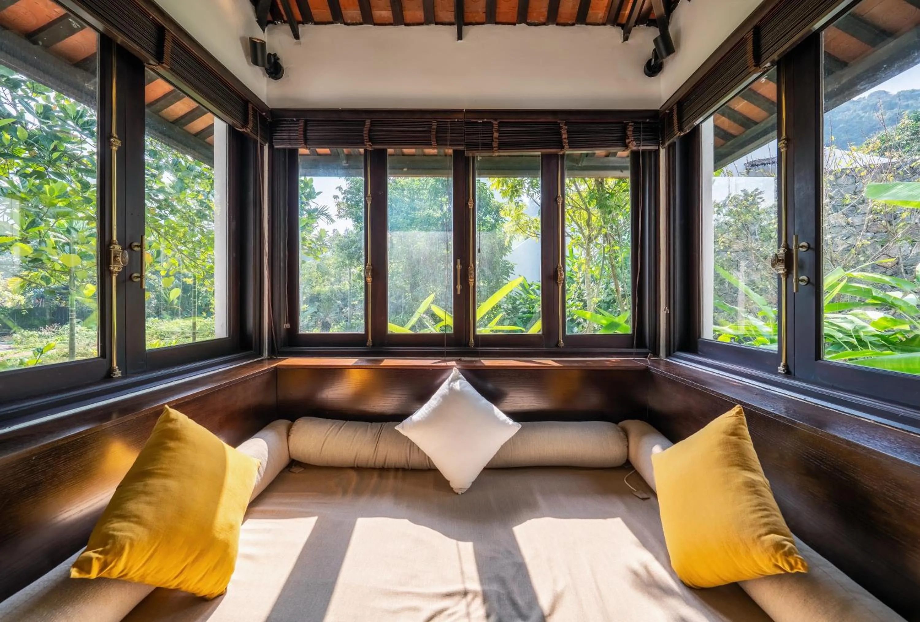 Garden view in Aravinda Resort Ninh Binh