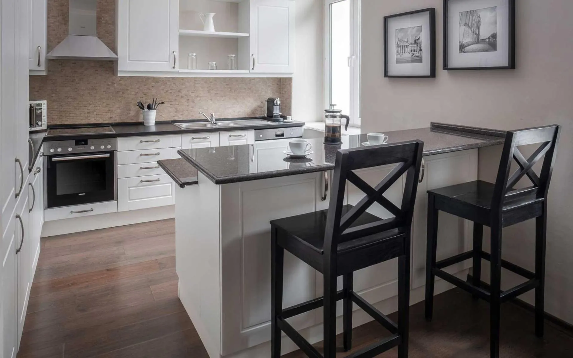 Kitchen or kitchenette in Palacina Berlin - Serviced Apartments