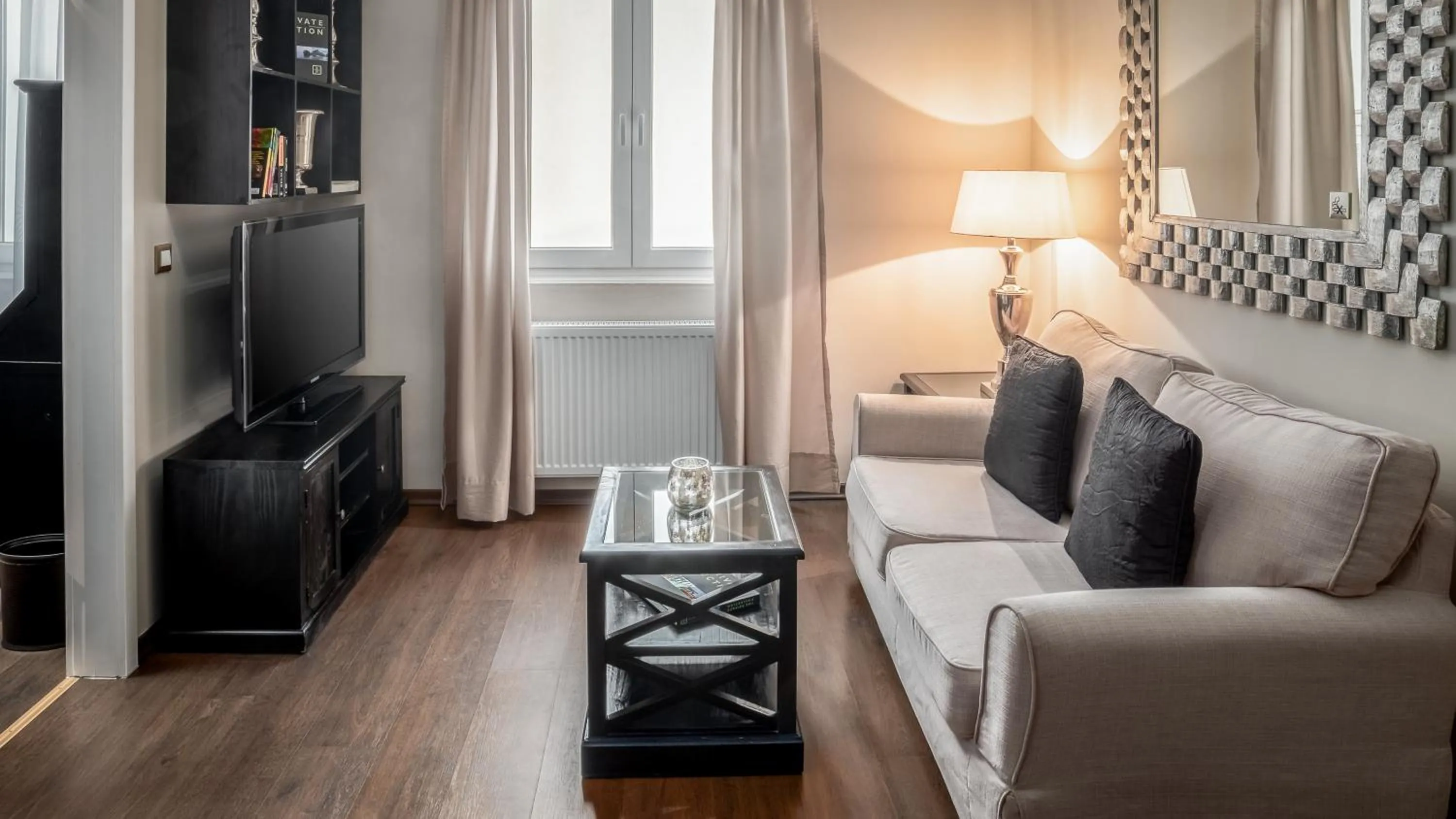Living room in Palacina Berlin - Serviced Apartments