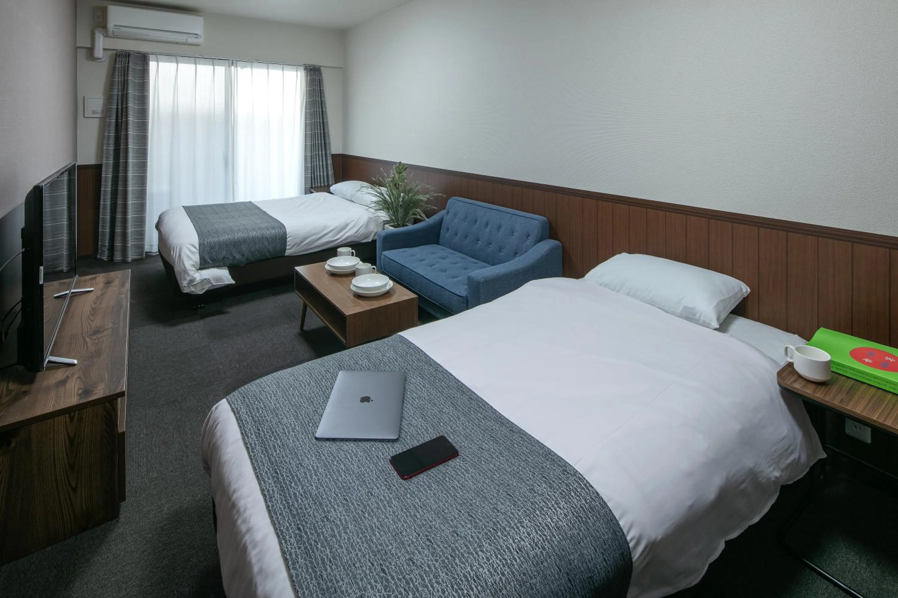 Bed in Randor Residence Kyoto Classic