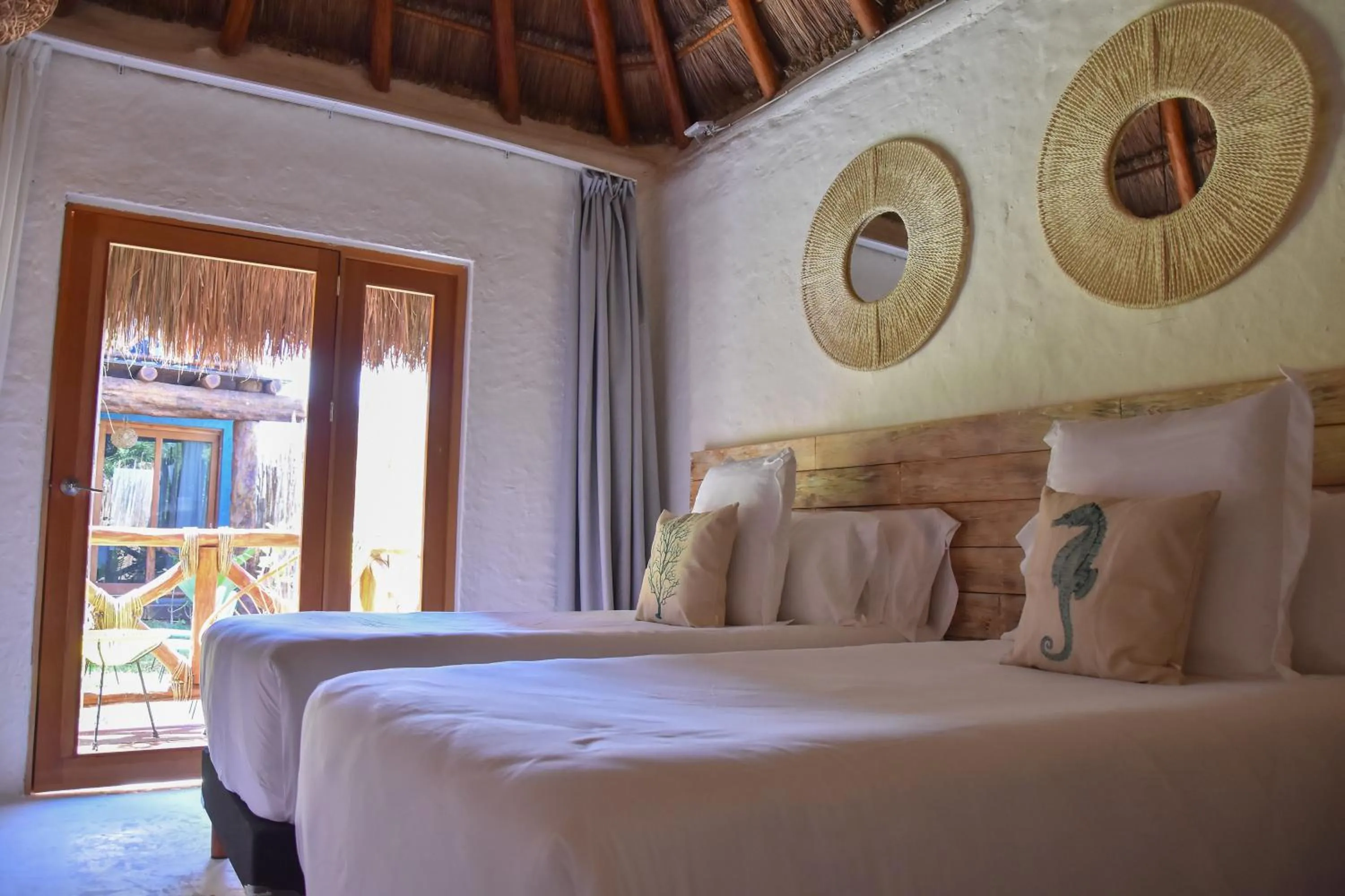 Bedroom, Bed in Soho Boutique Holbox - Adults Only