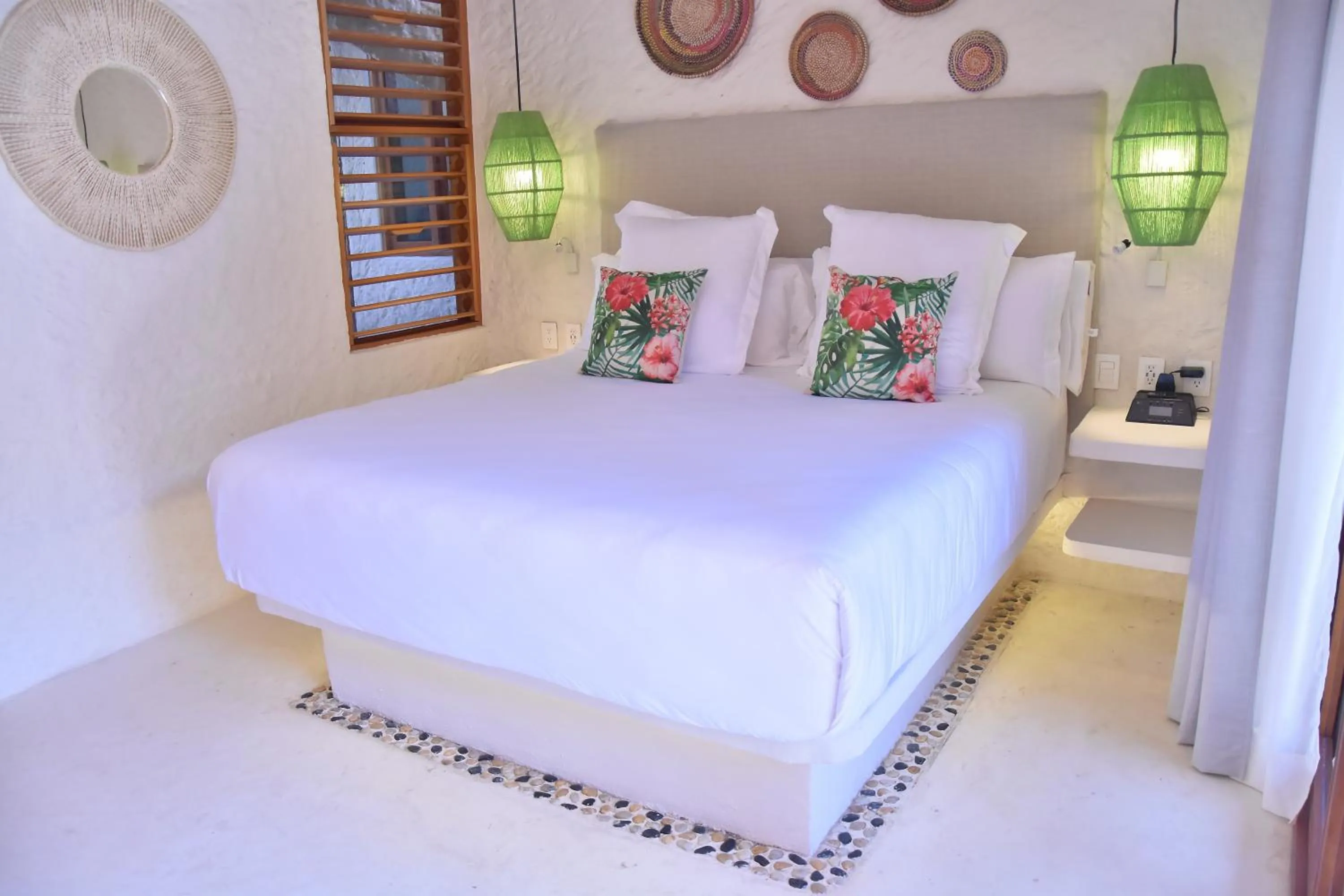 Bedroom, Bed in Soho Boutique Holbox - Adults Only