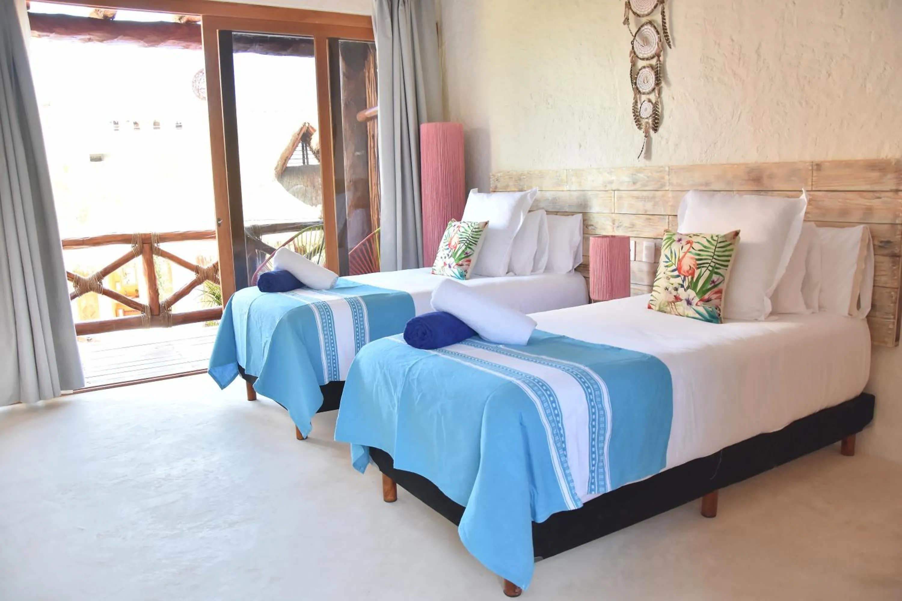 Bedroom, Bed in Soho Boutique Holbox - Adults Only