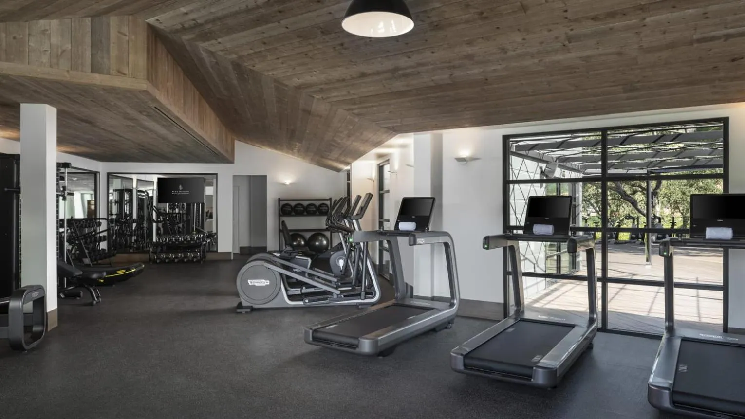 Fitness centre/facilities in Four Seasons Resort Napa Valley