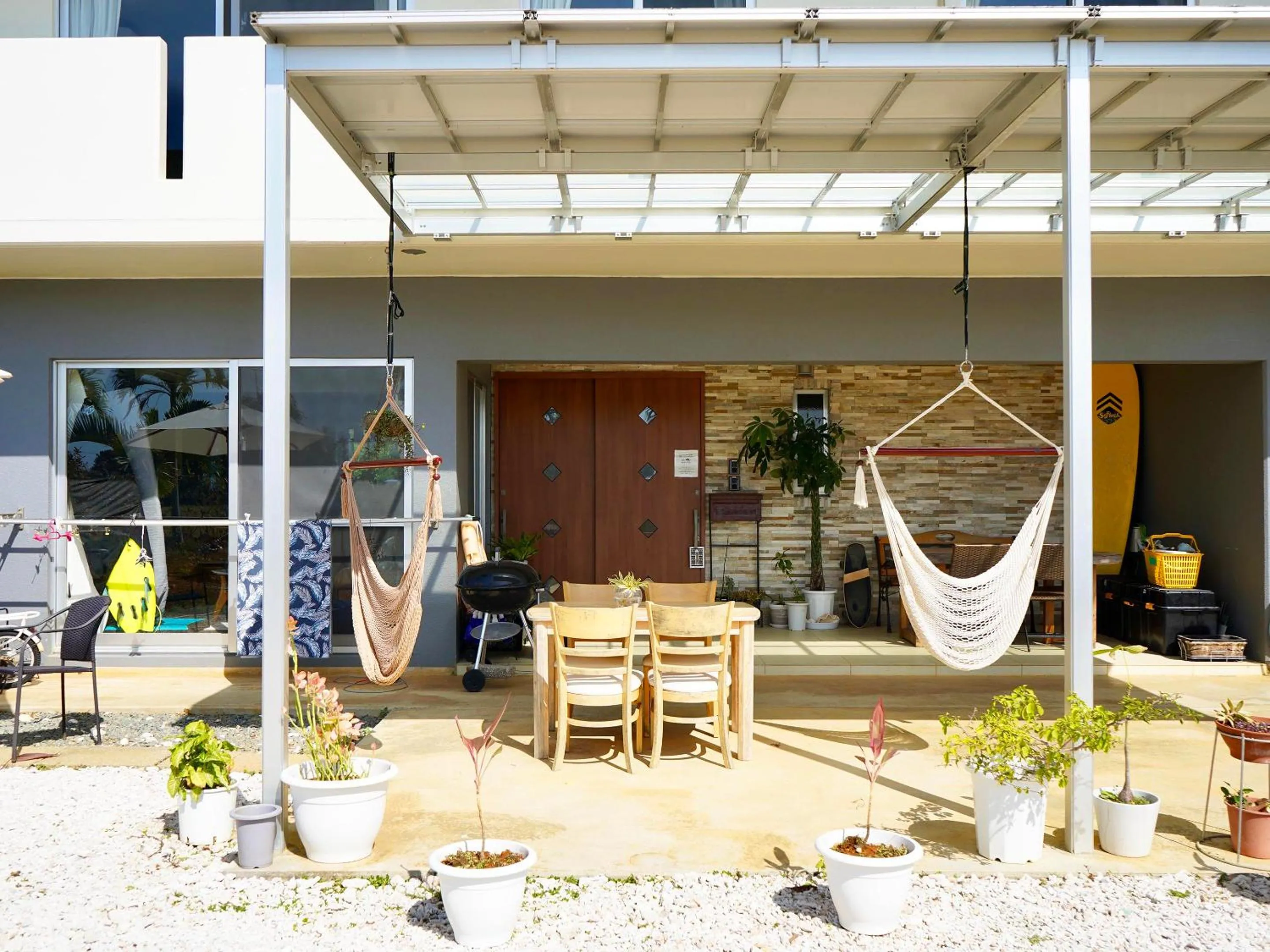 Garden in Guesthouse Koa