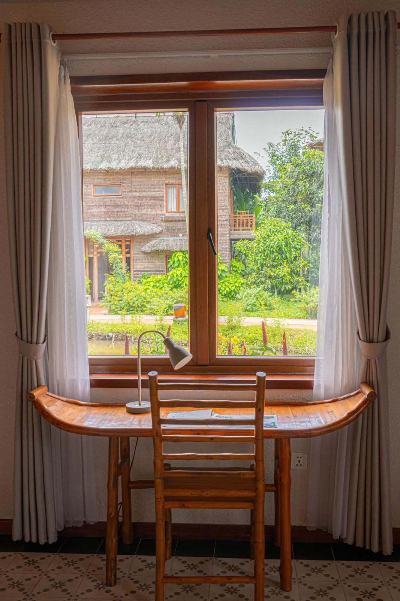 Garden view in Can Tho Ecolodge