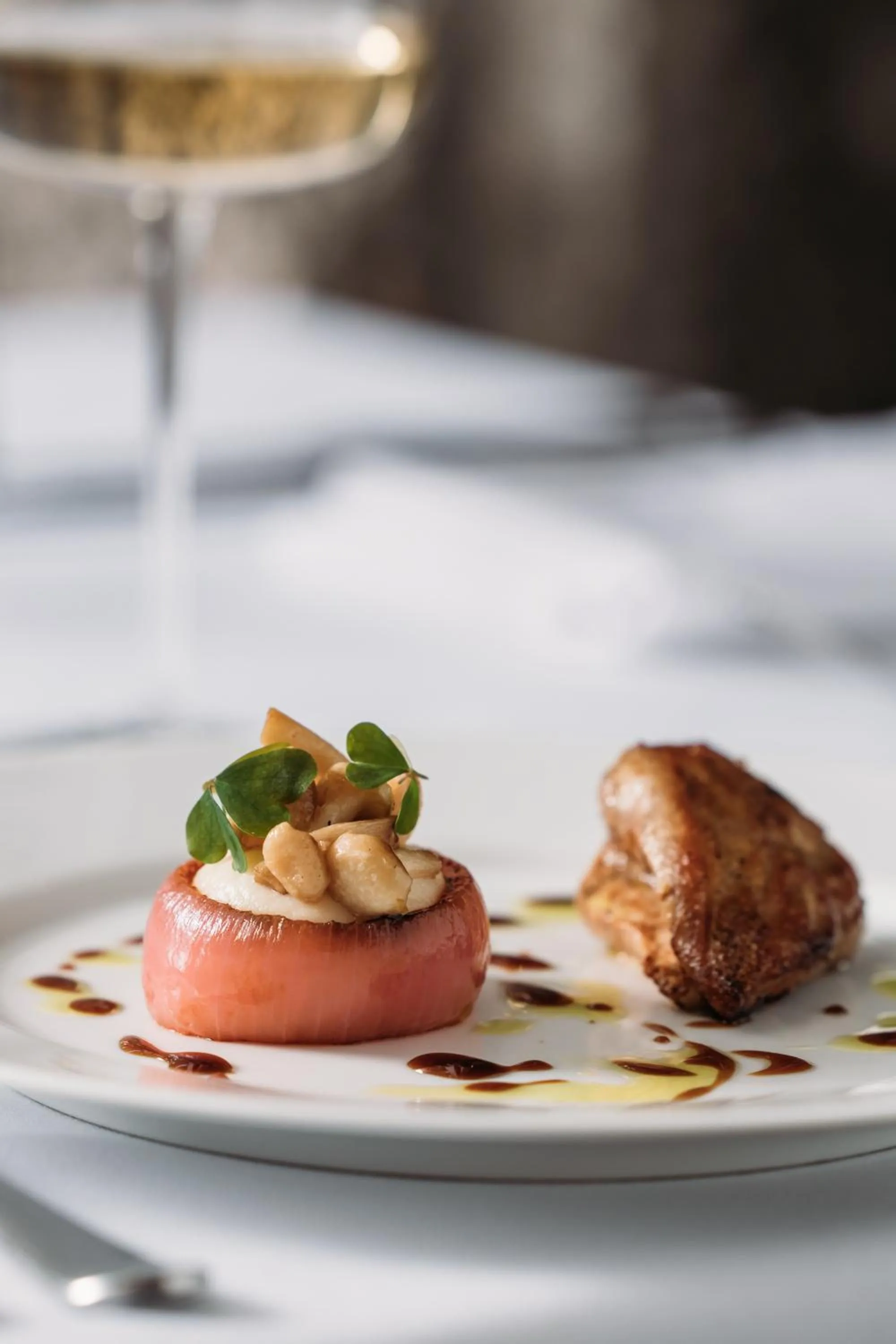 Food close-up in Hotel Meudon
