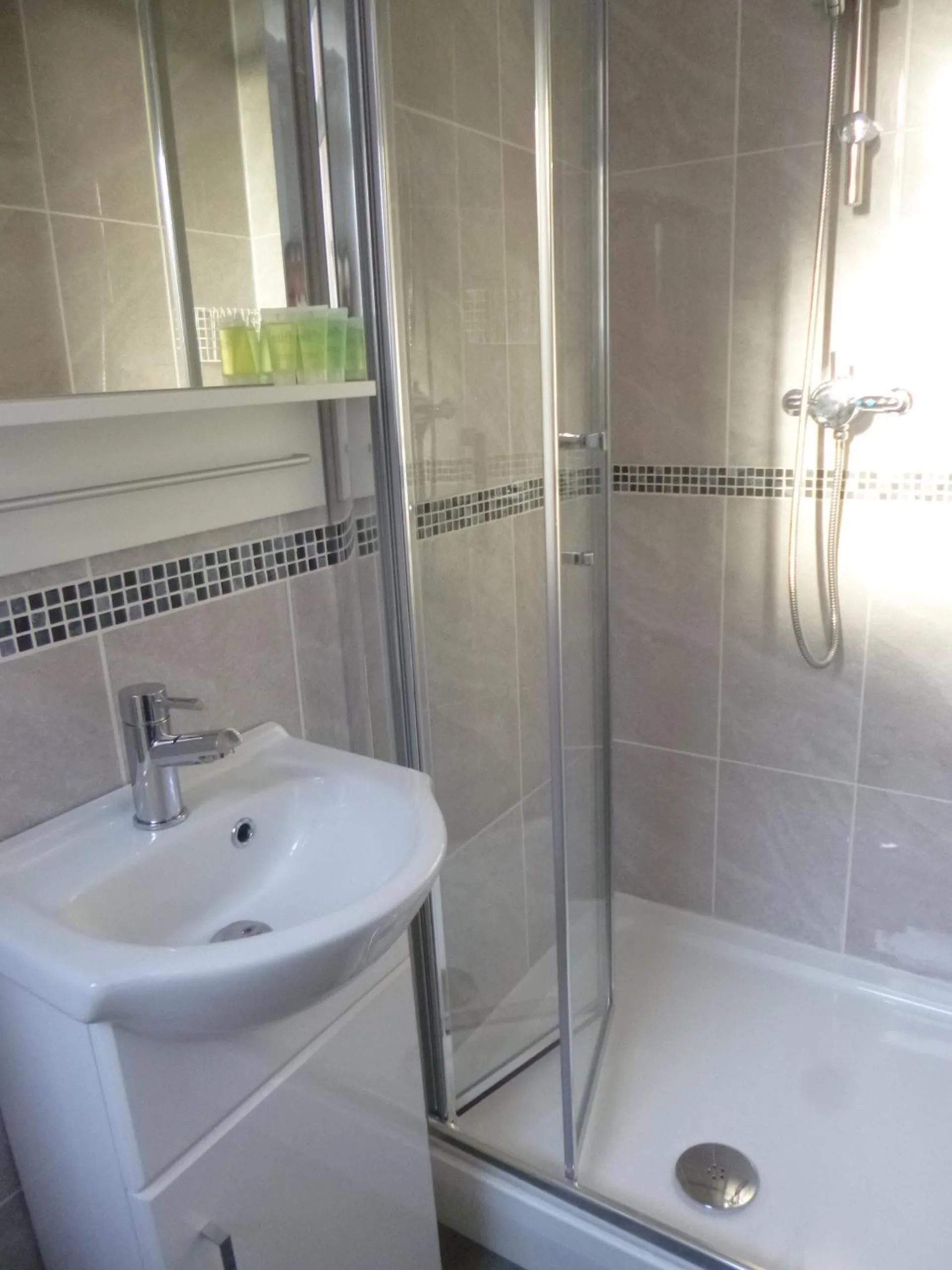 Shower in Beamsley Lodge B&B