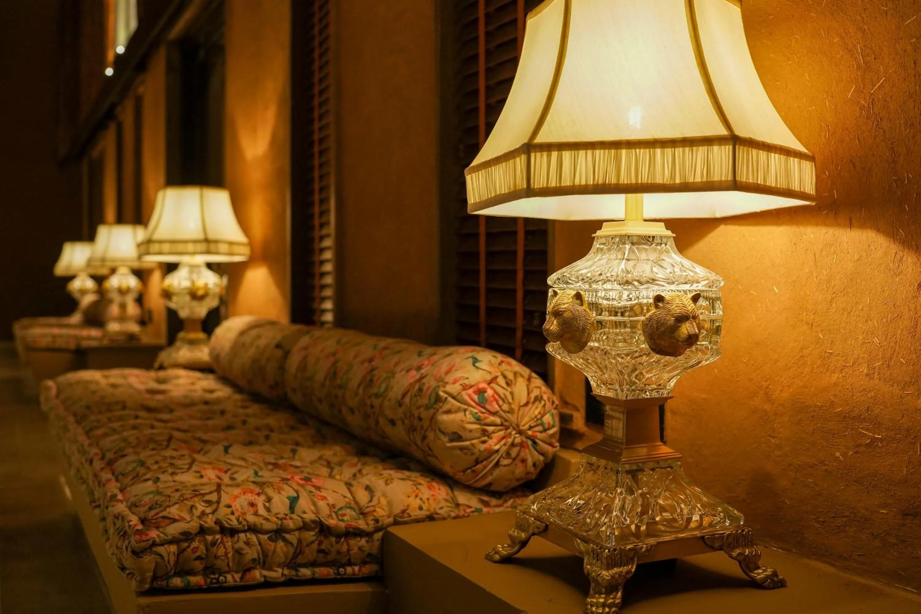 Living room in AamaGhati Wildlife Resort, Ranthambore