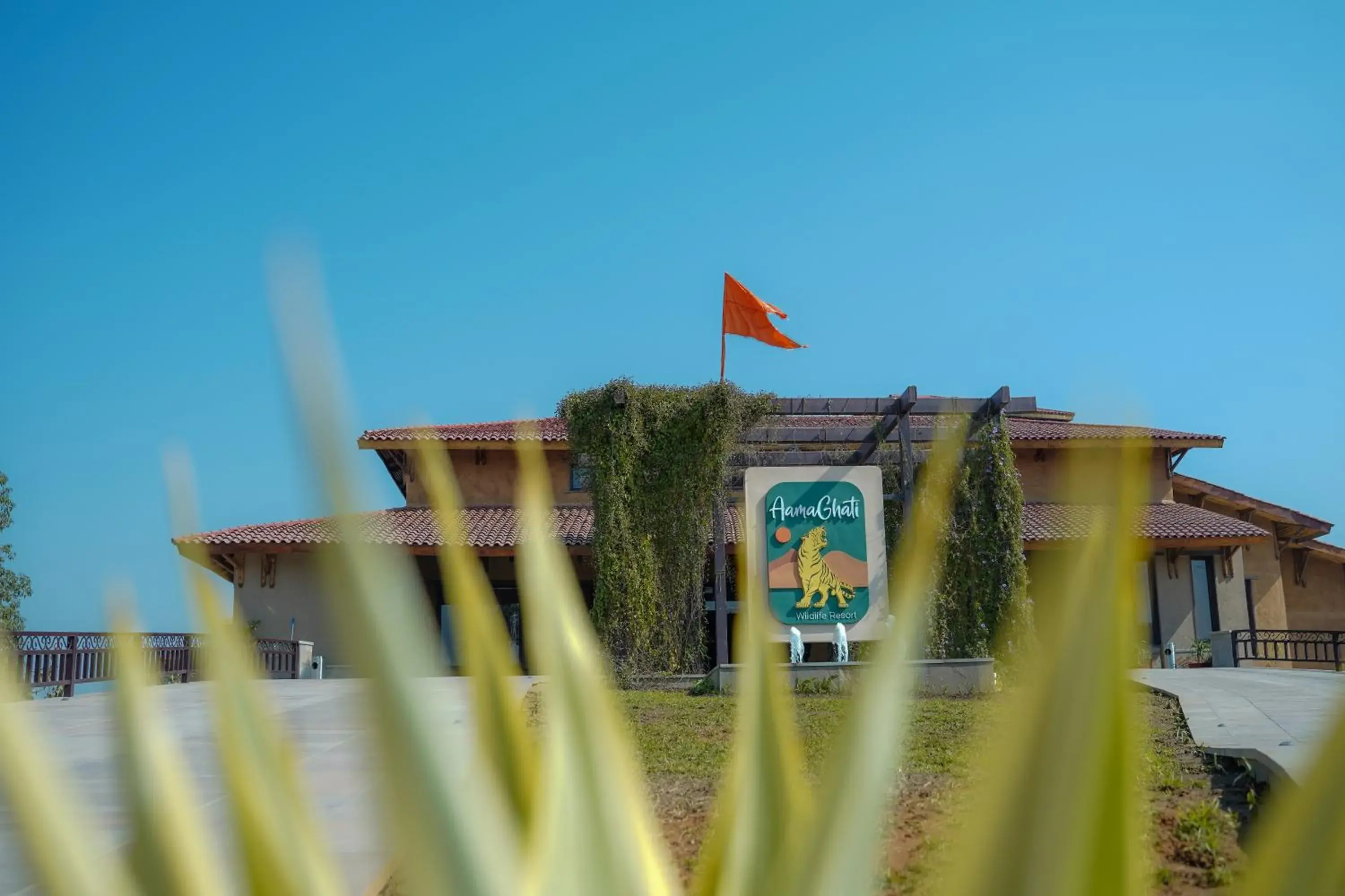 Facade/entrance in AamaGhati Wildlife Resort, Ranthambore Facade/entrance in AamaGhati Wildlife Resort, Ranthambore